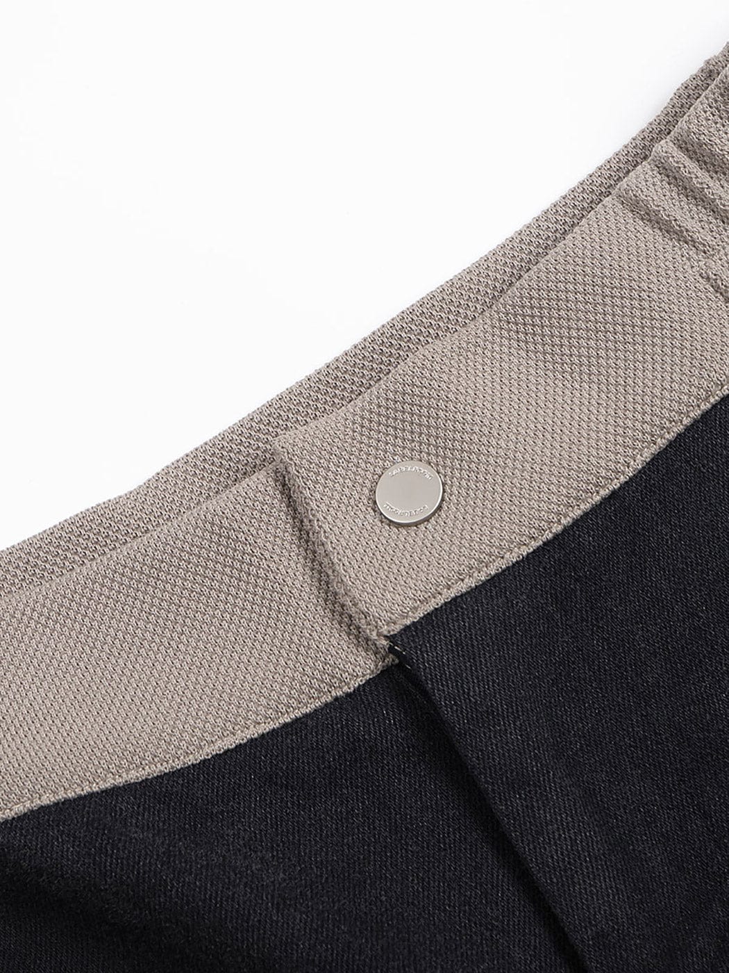 49PERCENT LABELROOM Deconstructed Spliced Straight Jeans
