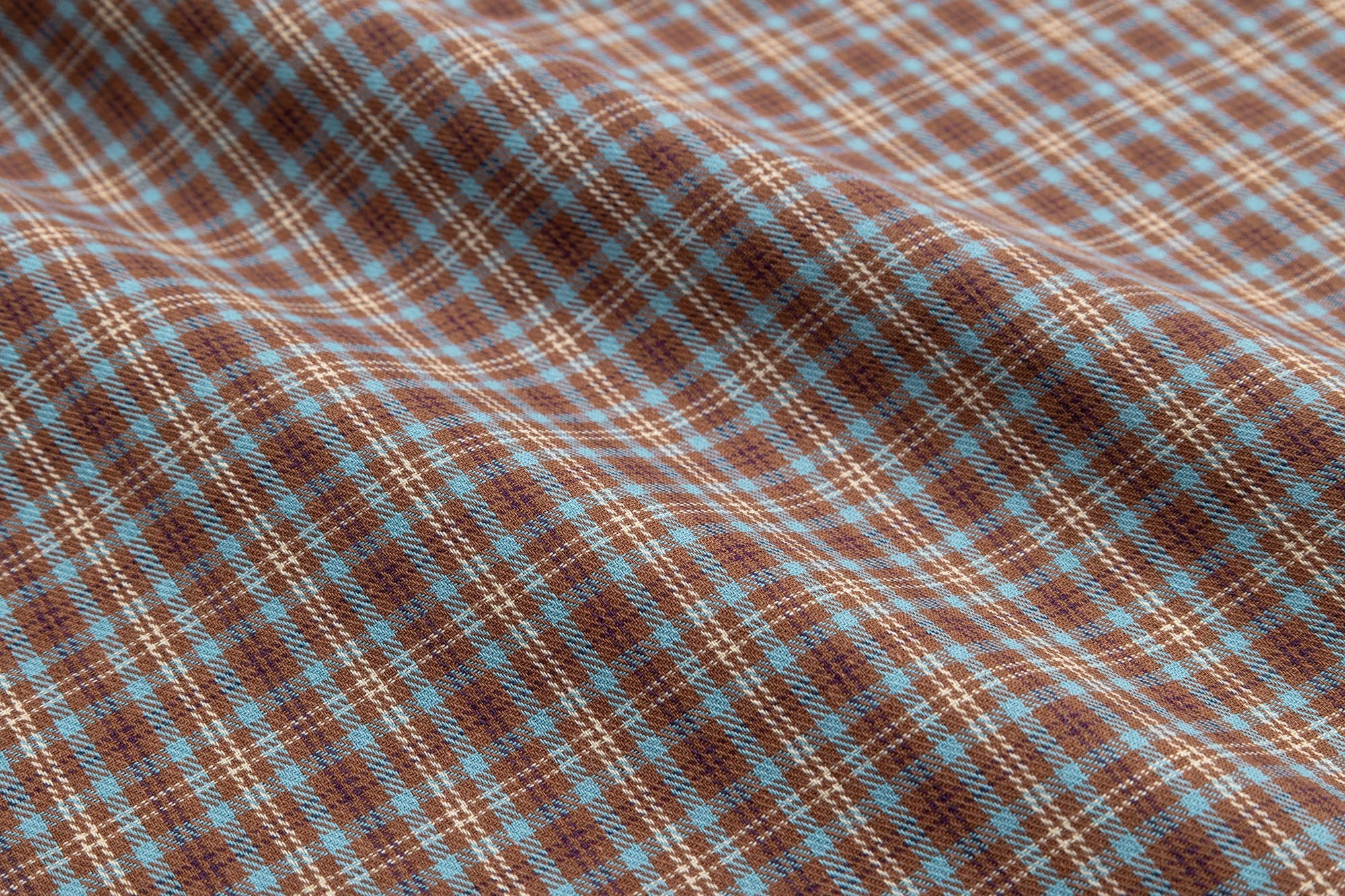OVDY Retro Spliced Plaid Polo T-Shirt