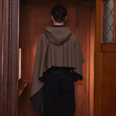 KADAKADA Hooded Glove-Sleeve Cropped Cape