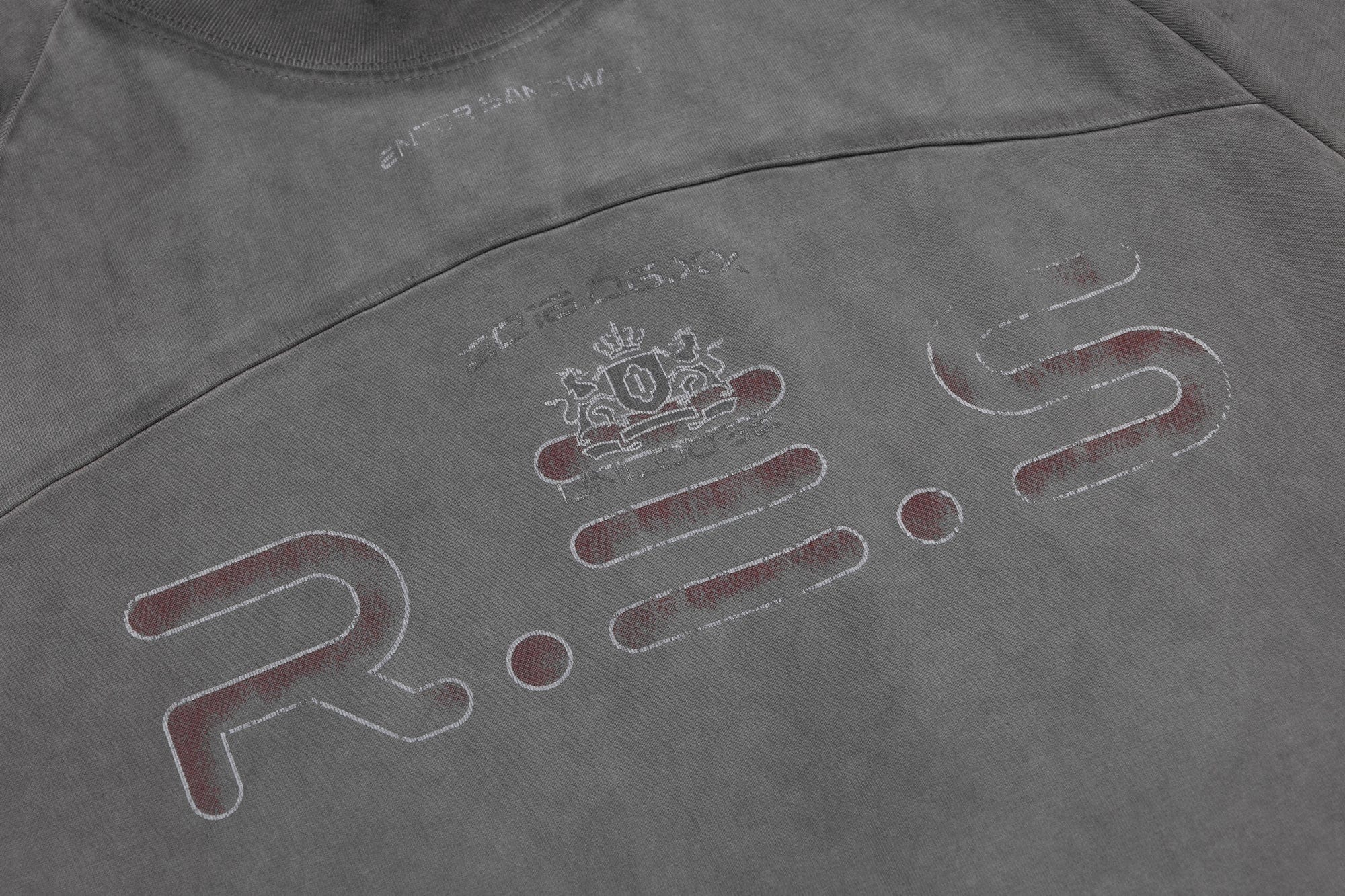 OVDY Graphic Faded Raglan Sorona T-Shirt