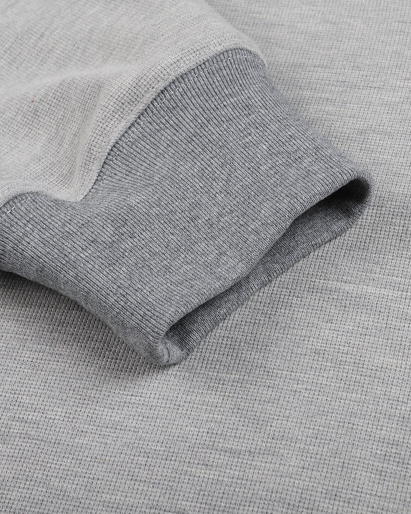 WHISTLEHUNTER Asymmetrical Zipper Rivet Mock Neck Light Sweatshirt