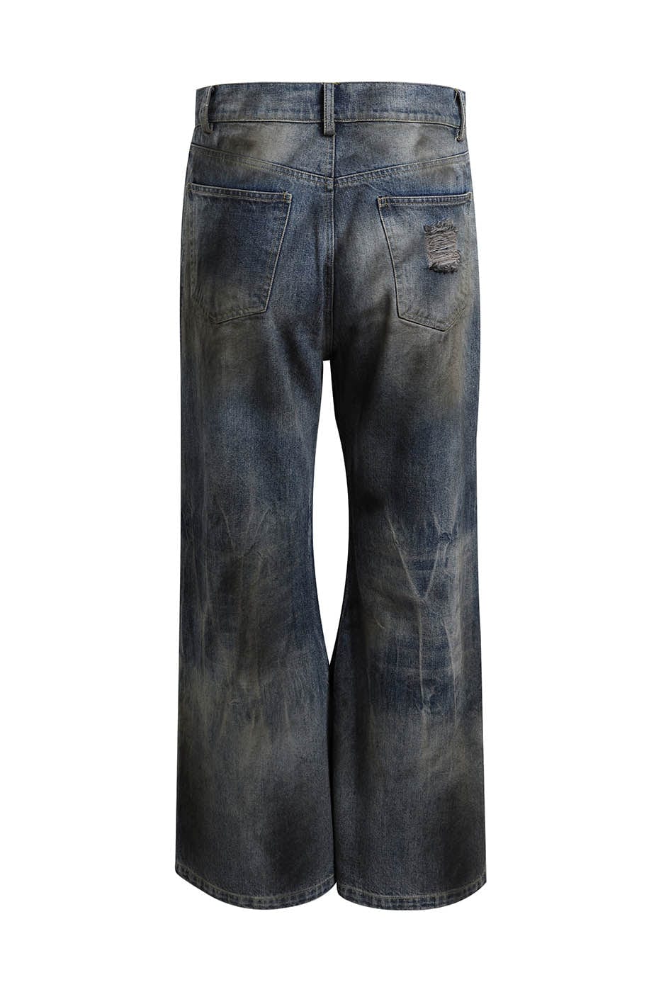 DND4DES Distressed Dusty Flared Jeans