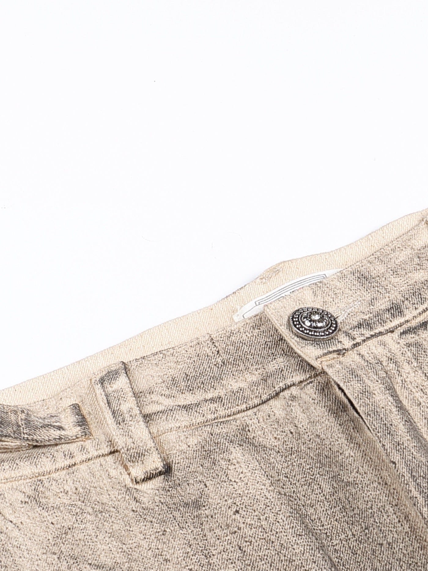 DND4DES Distressed Drawstring Crinkled Zipper Cargo