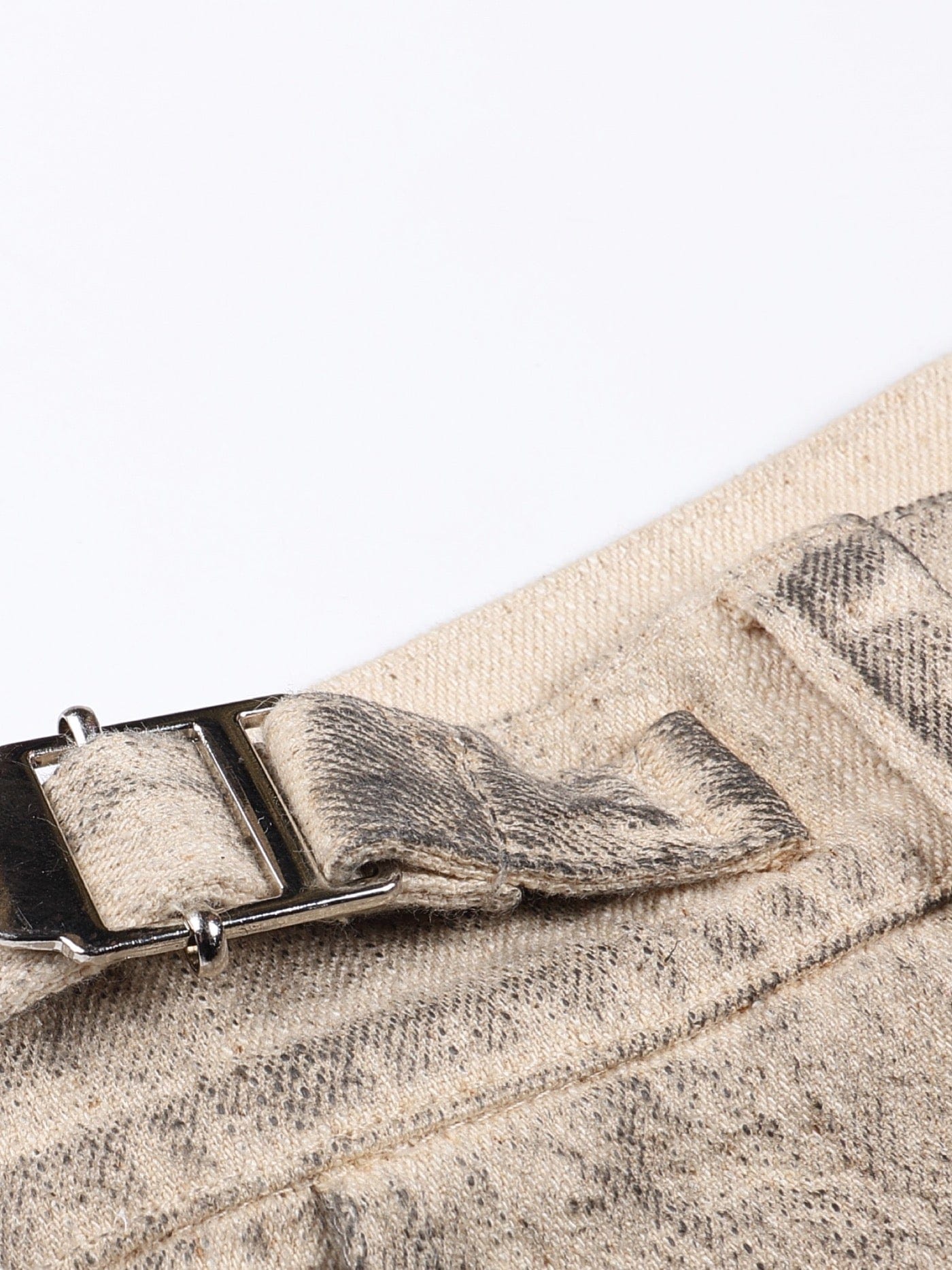 DND4DES Distressed Drawstring Crinkled Zipper Cargo