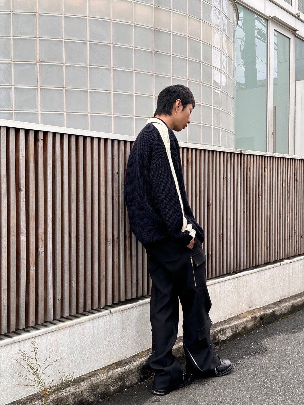 SOURPLUM Side Zippers Rivet Modern Cargo