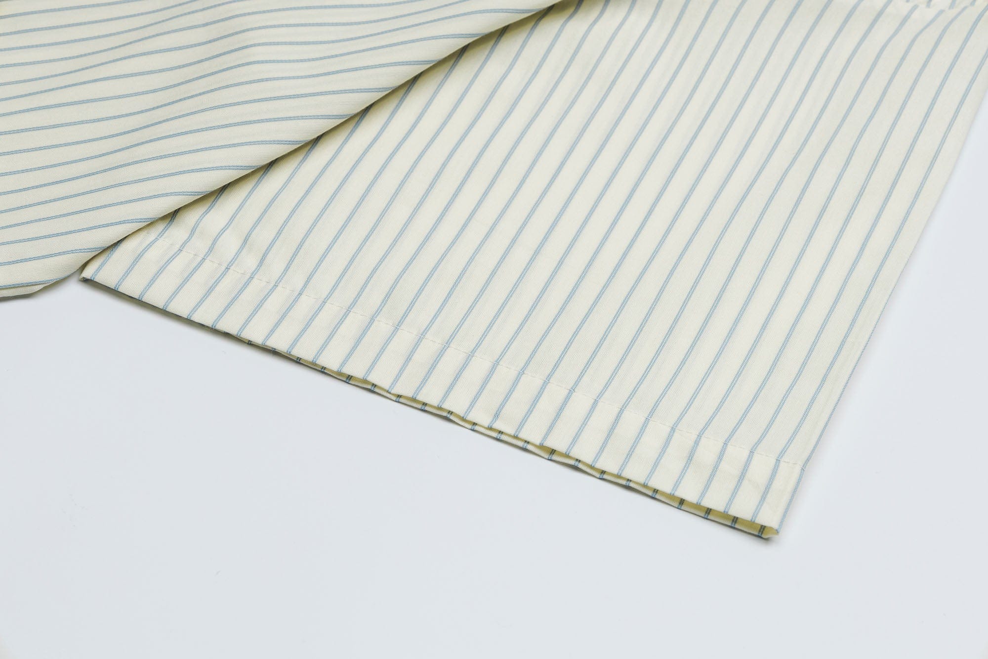OVDY Pinstriped Cross Paneled Back Half Shirt