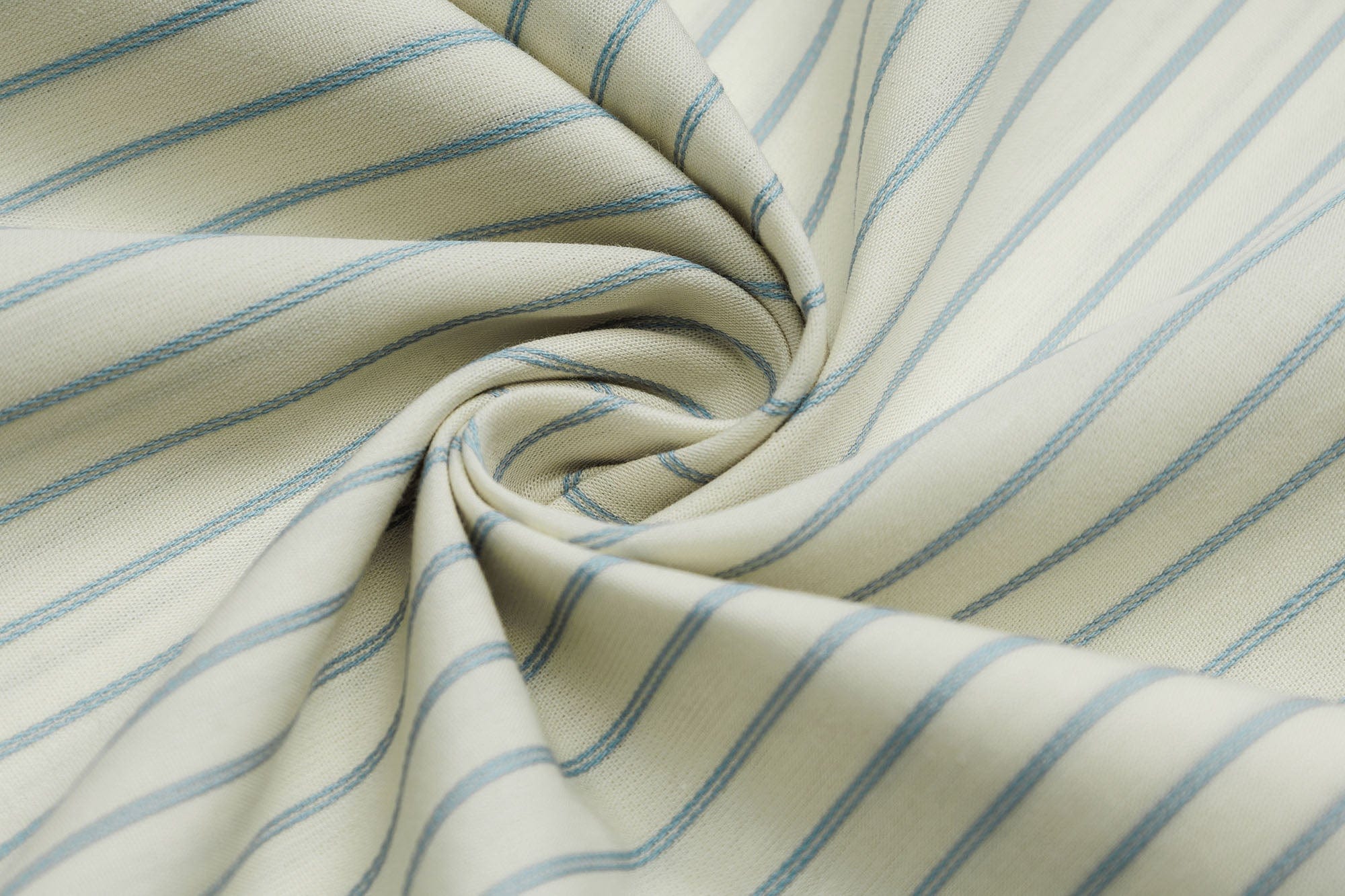 OVDY Pinstriped Cross Paneled Back Half Shirt