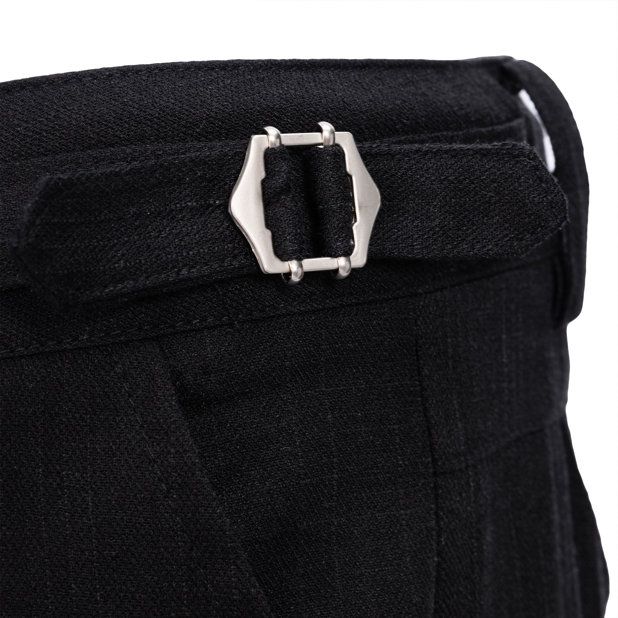 CATSSTAC Linen-Tencel Pleated Straight-Leg Trousers
