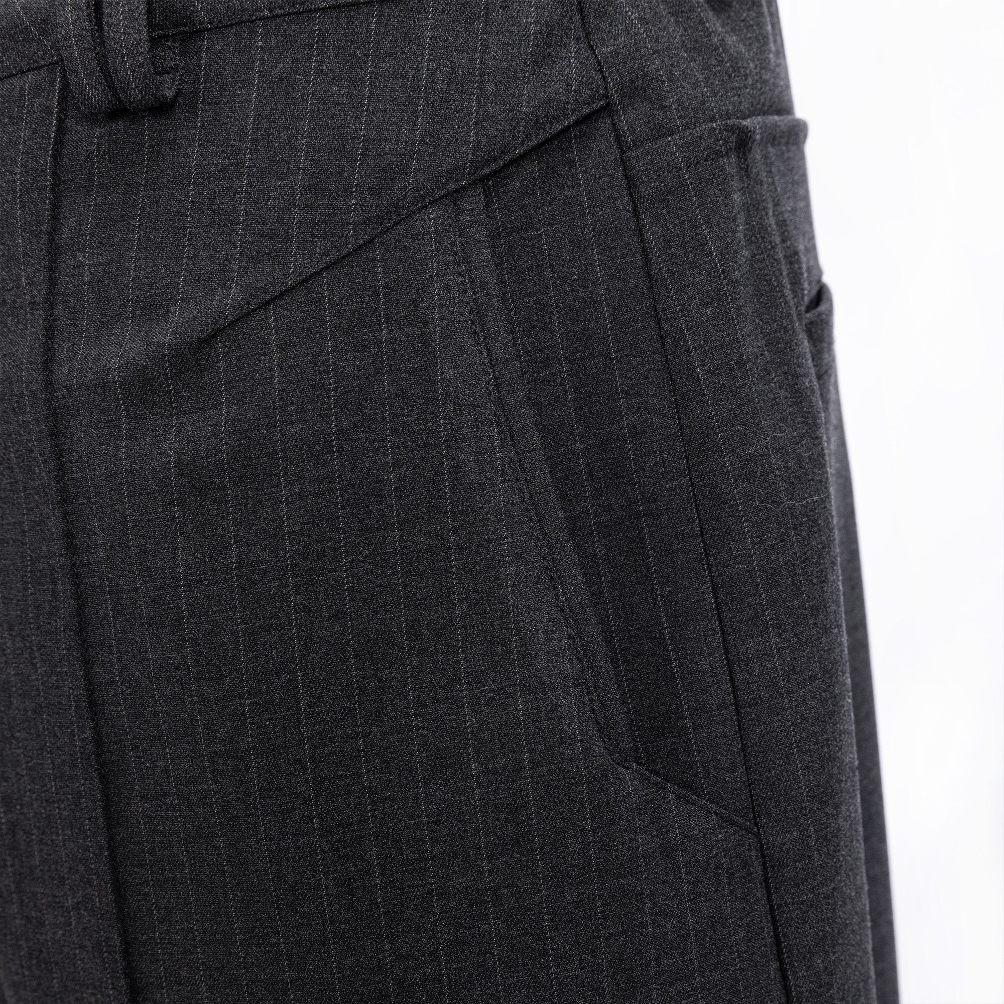 CATSSTAC Classic Pinstripe Wide-Leg Pants