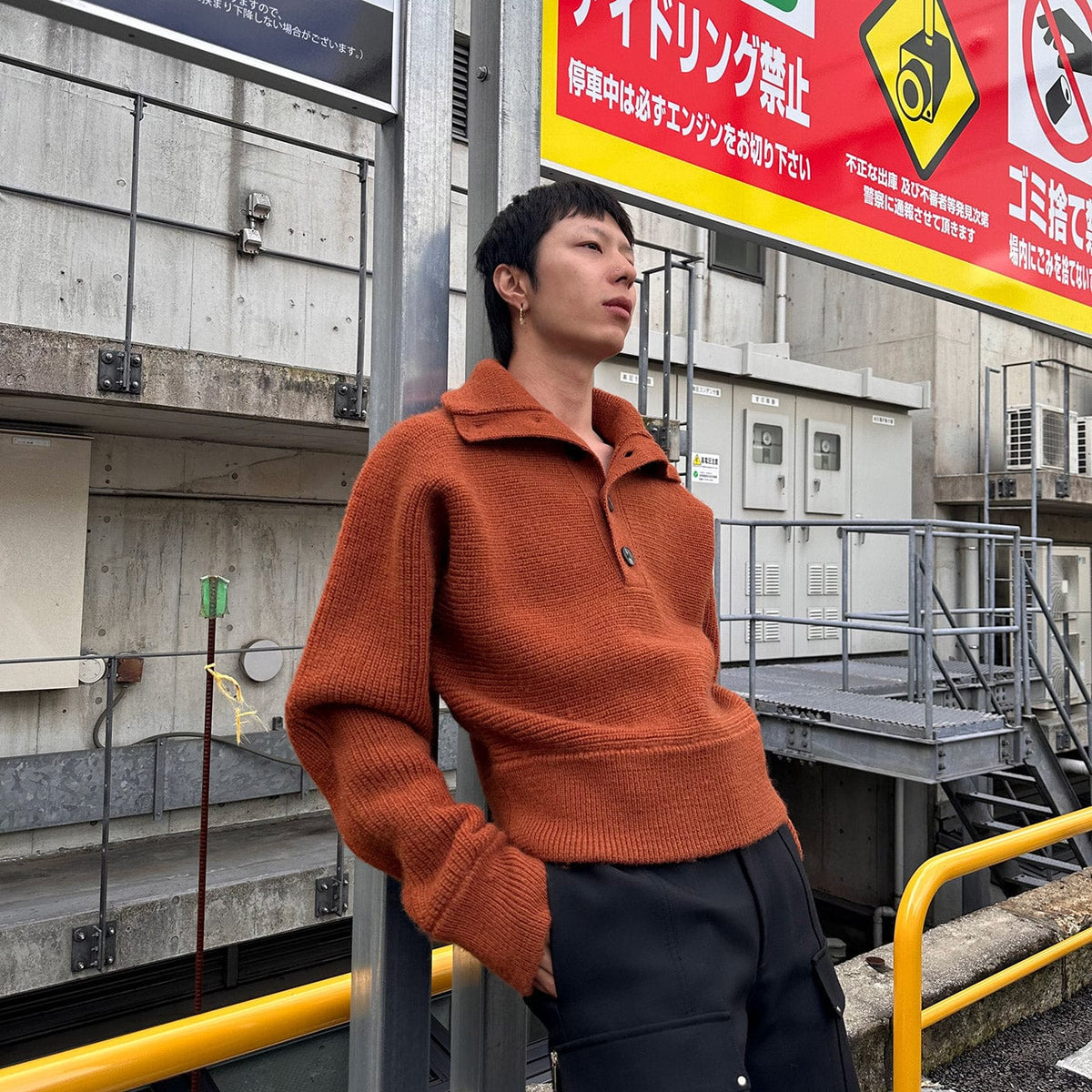 SOURPLUM High Collar Woolen Sweater