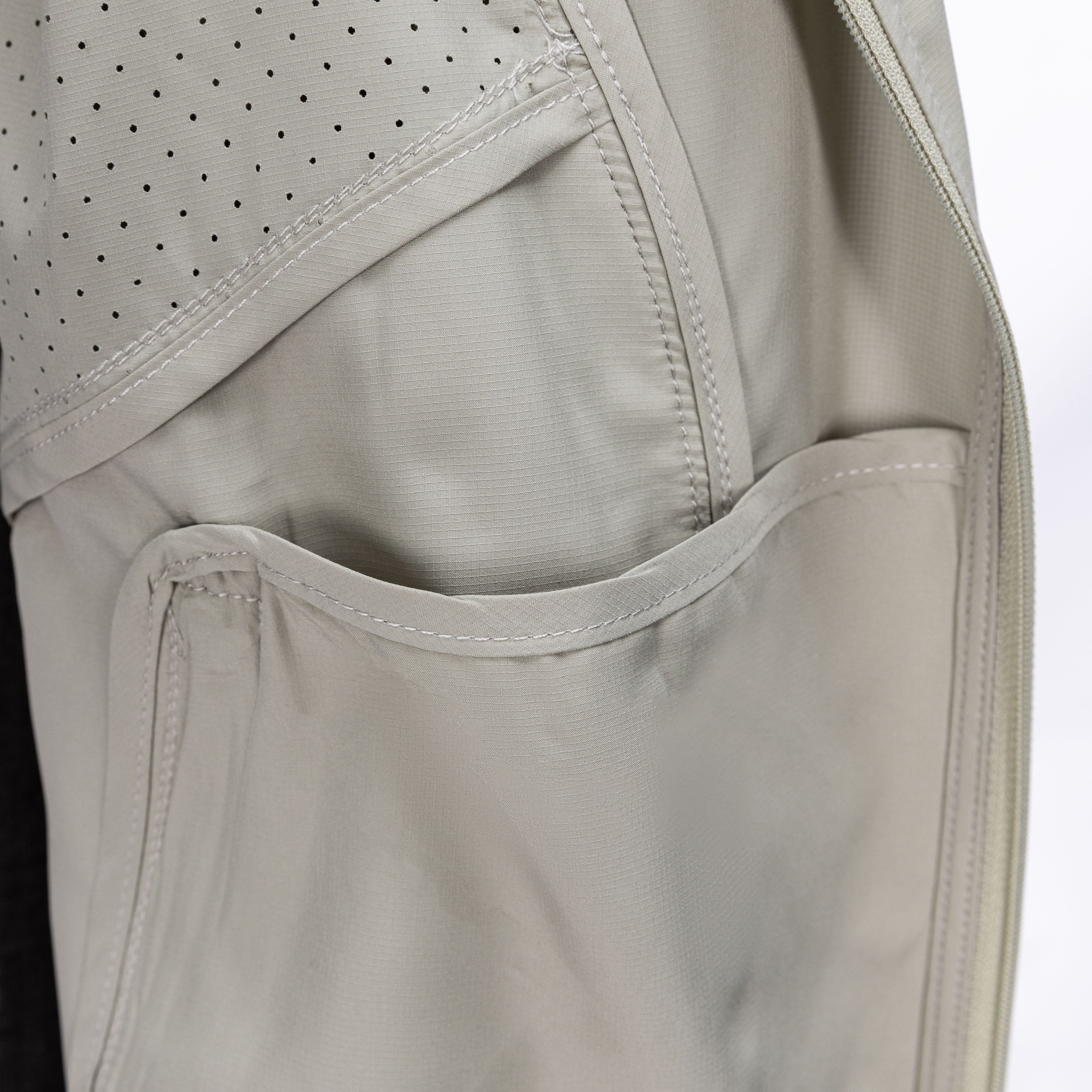 CATSSTAC Spliced Laser-Perforated Waterproof UV Production Hooded Jacket