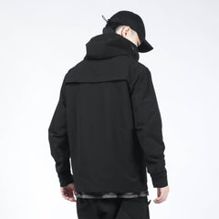 SILENSTORM Asymmetrical Multi-Zip Hooded Jacket