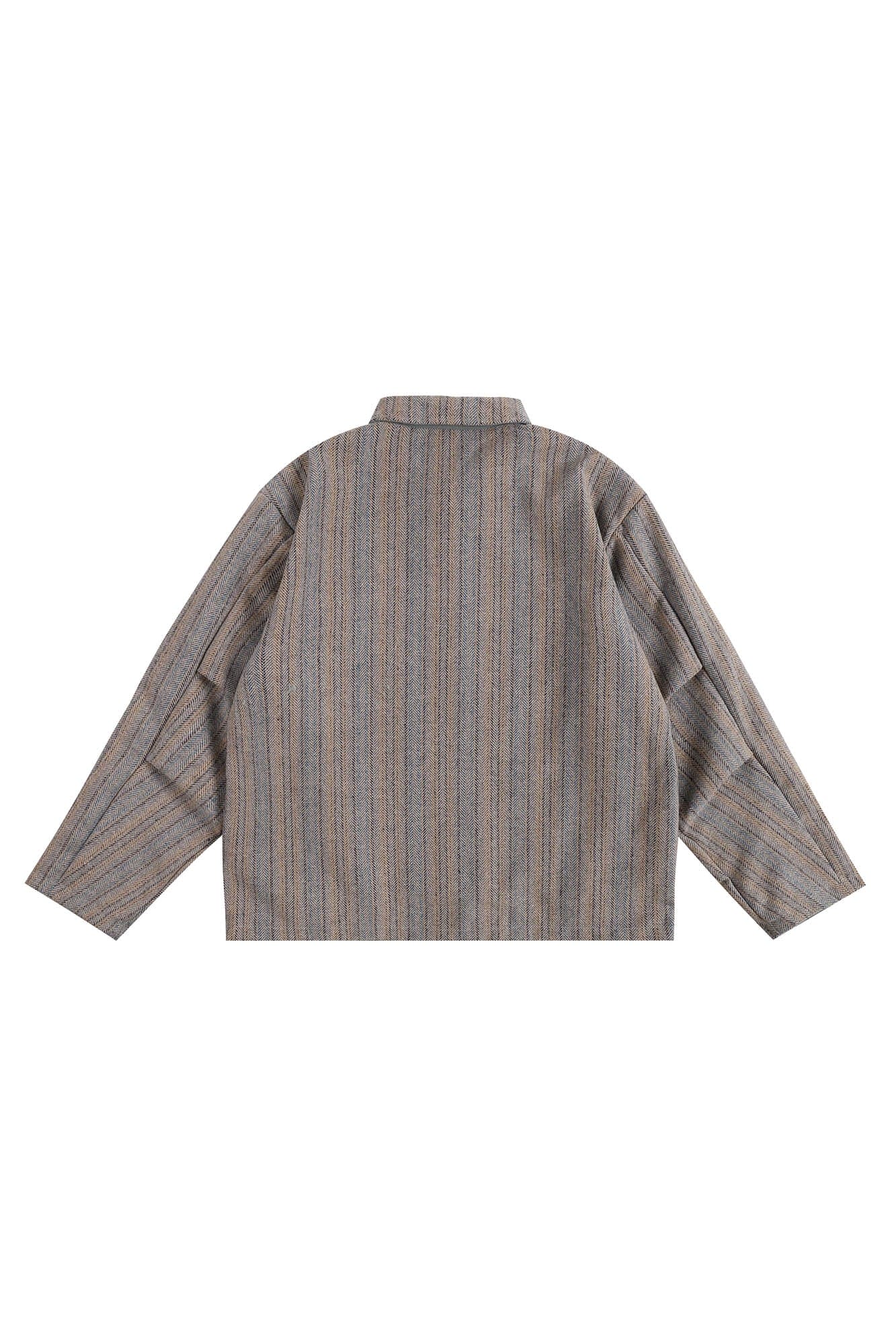 ONADAILYBASIS Reversible Utility & Herringbone Wool-Blend Jacket