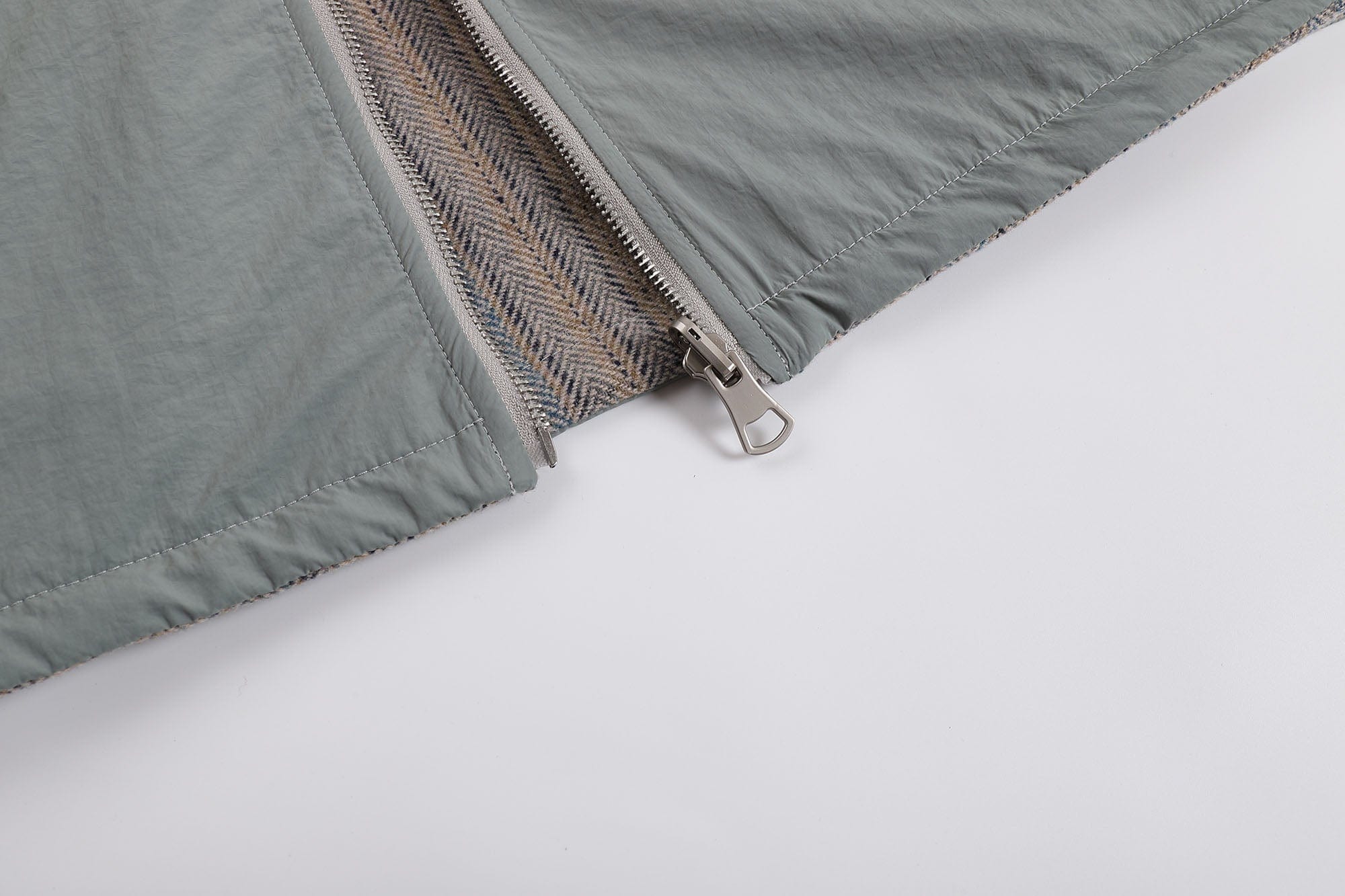 ONADAILYBASIS Reversible Utility & Herringbone Wool-Blend Jacket