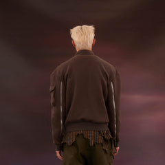 KADAKADA Modern Military Buttoned Big-Pocket Zipper Jacket