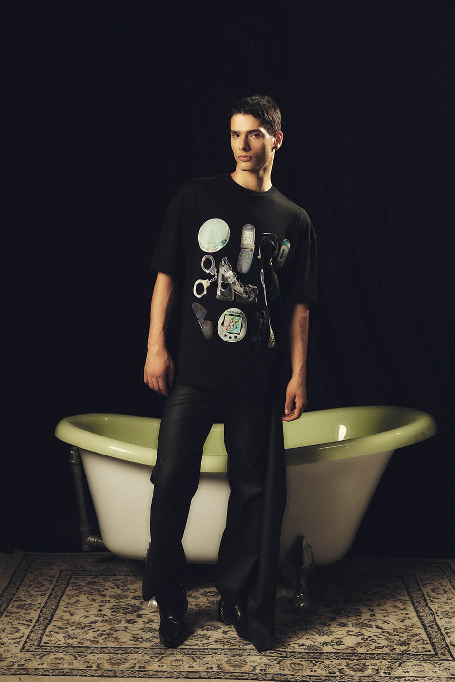 KADAKADA Retro-EDC Graphics T-Shirt