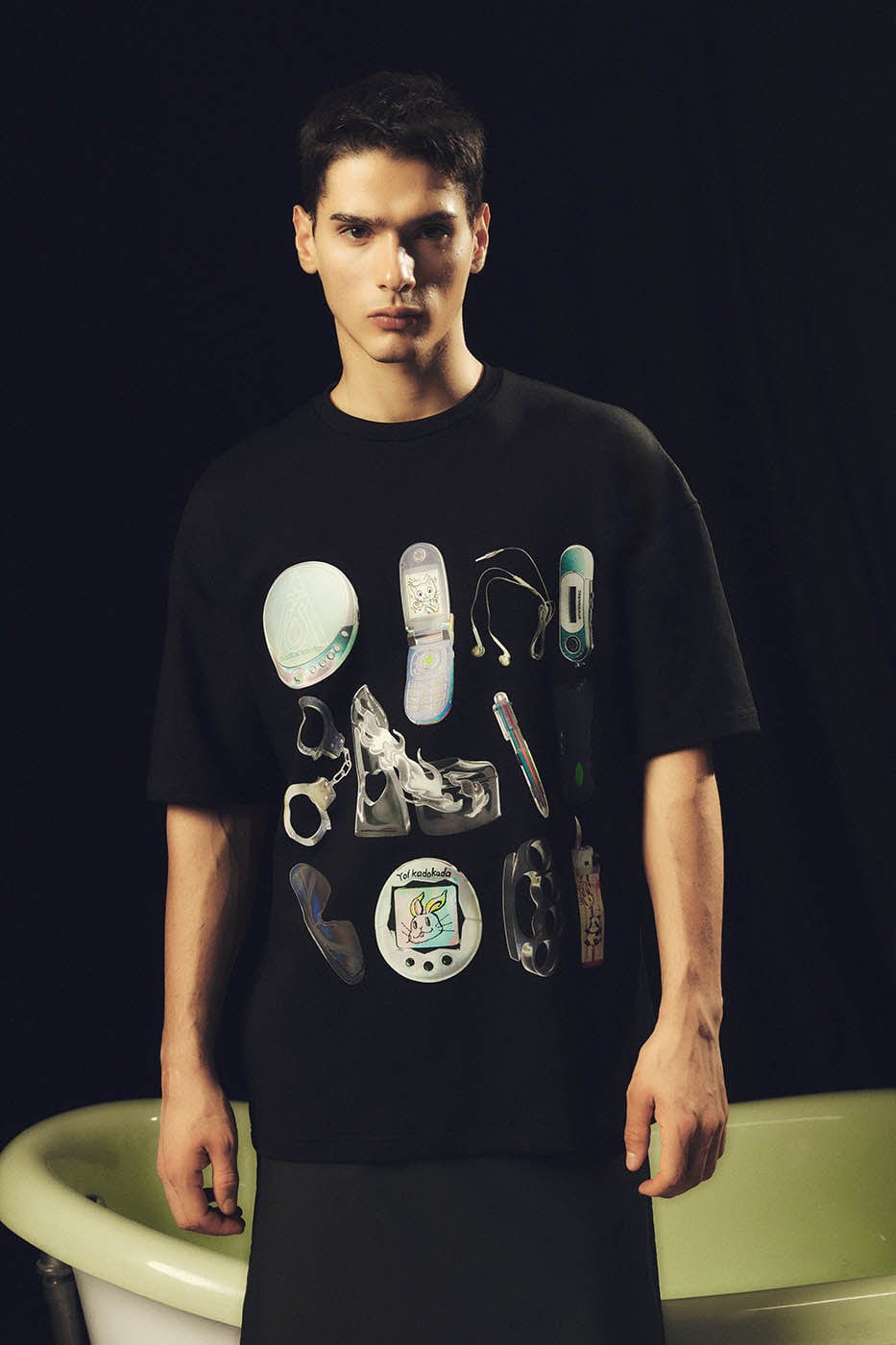 KADAKADA Retro-EDC Graphics T-Shirt