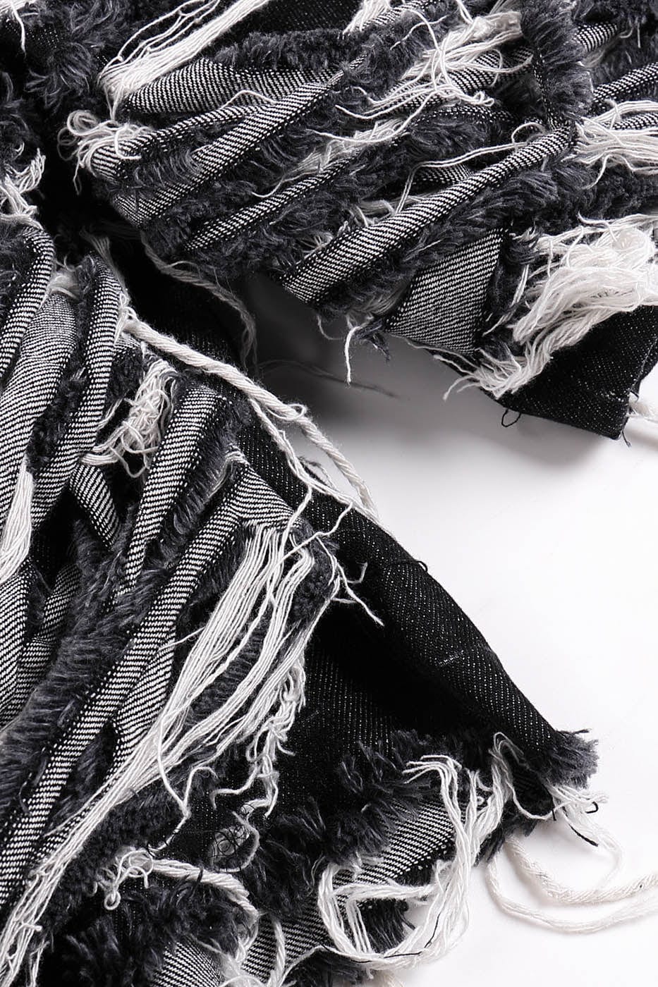DND4DES Heavily Distressed Denim Shorts