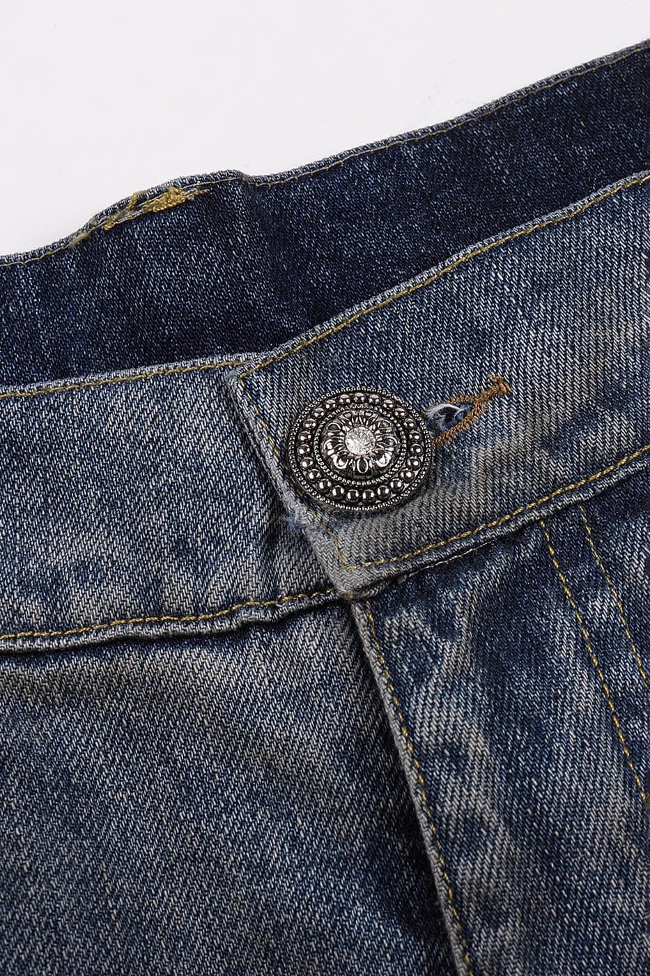 DND4DES Distressed Dusty Flared Jeans