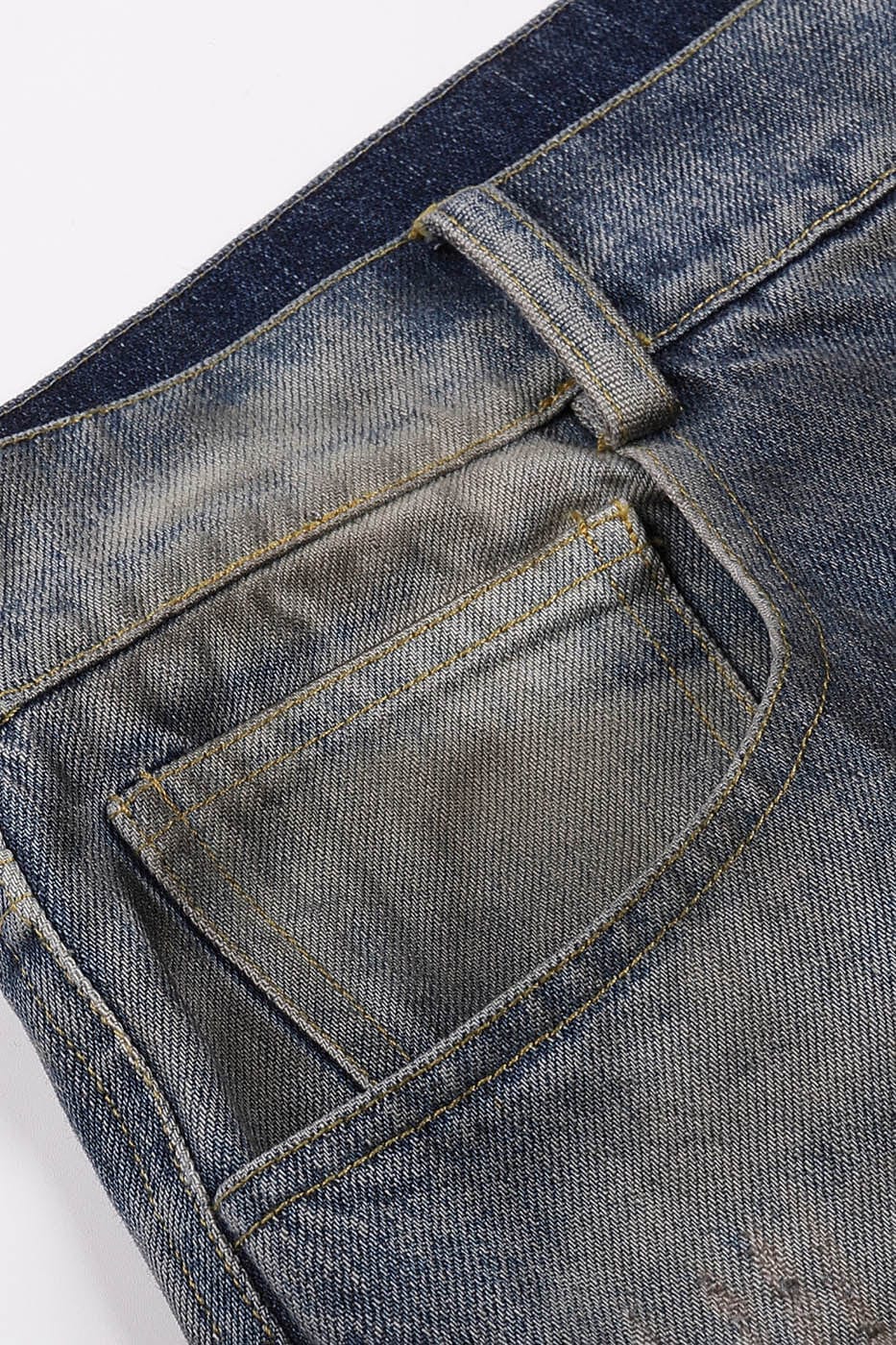 DND4DES Distressed Dusty Flared Jeans