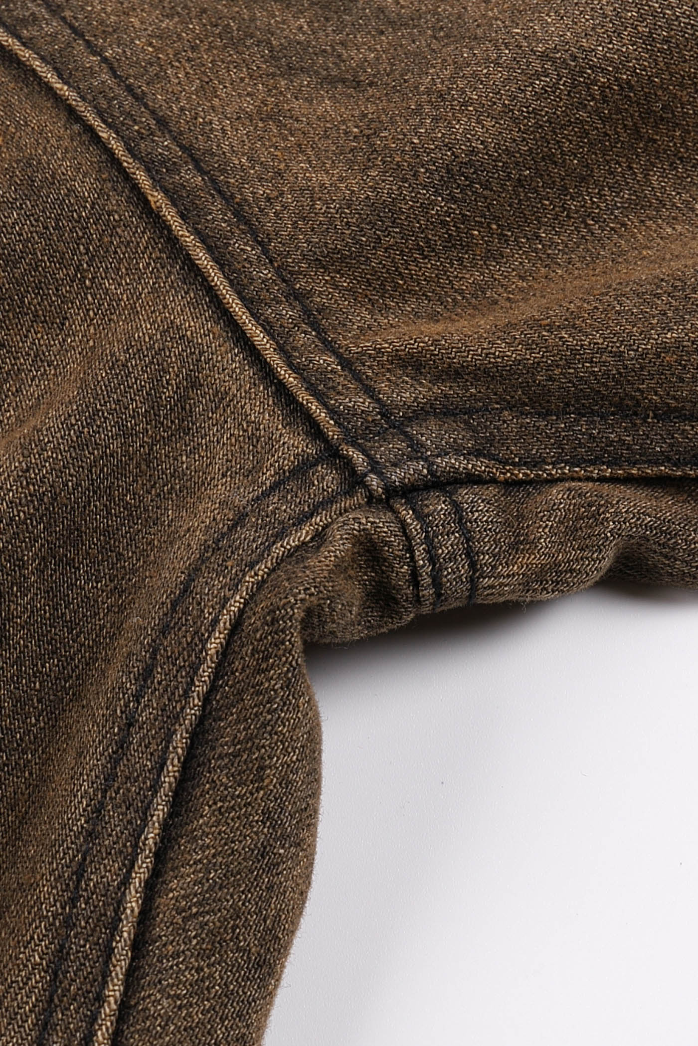 DND4DES Asymmetrical Deconstructed Faded Flared Jeans