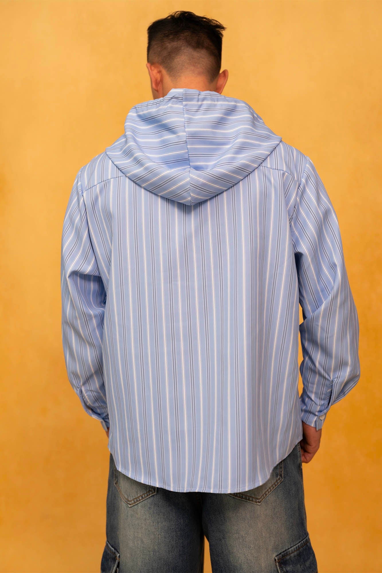 CLP Tie Graphic Striped Hooded Jacket