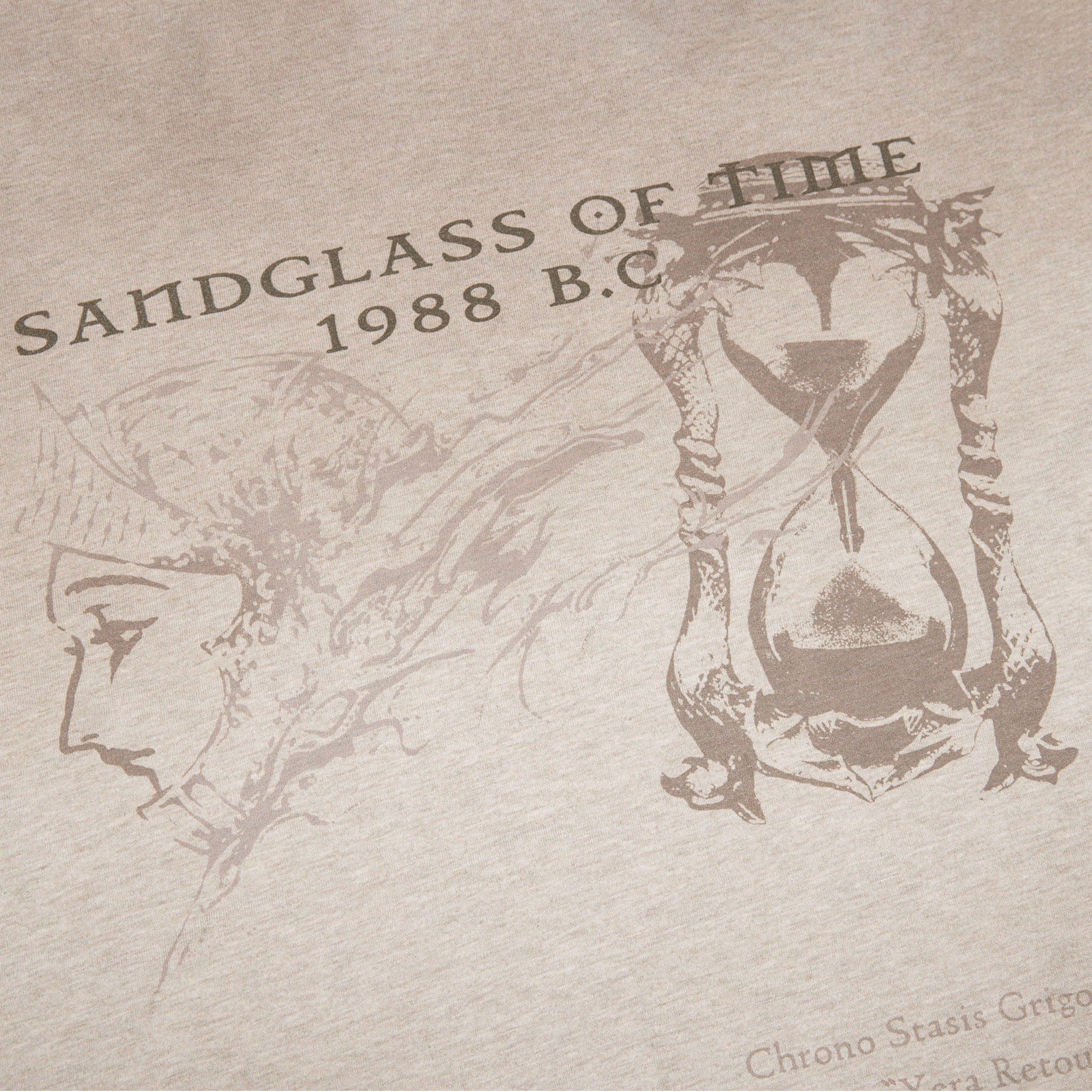 ESAIAS Hourglass Washed Gradient Raw-Edge T-Shirt