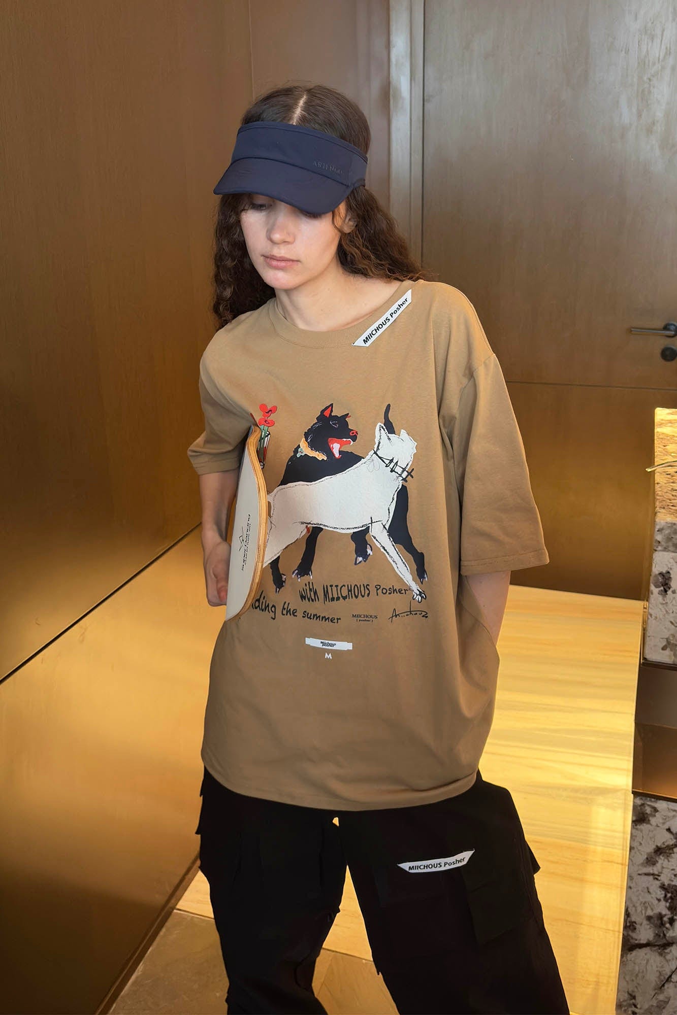 MIICHOUS Dancing Dogs Graphic T-Shirt