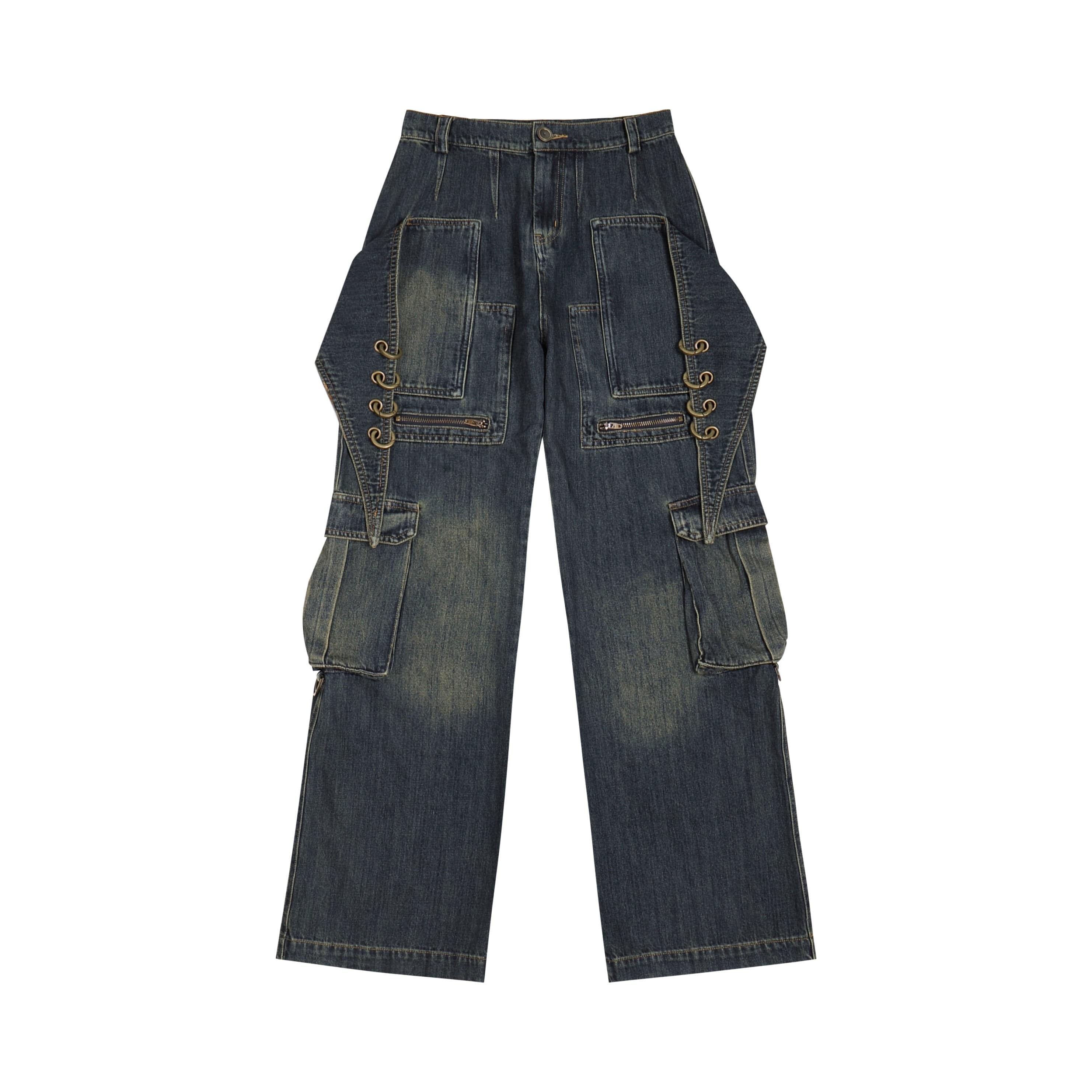 DND4DES Scimitar Rings Deconstructed Denim Cargo