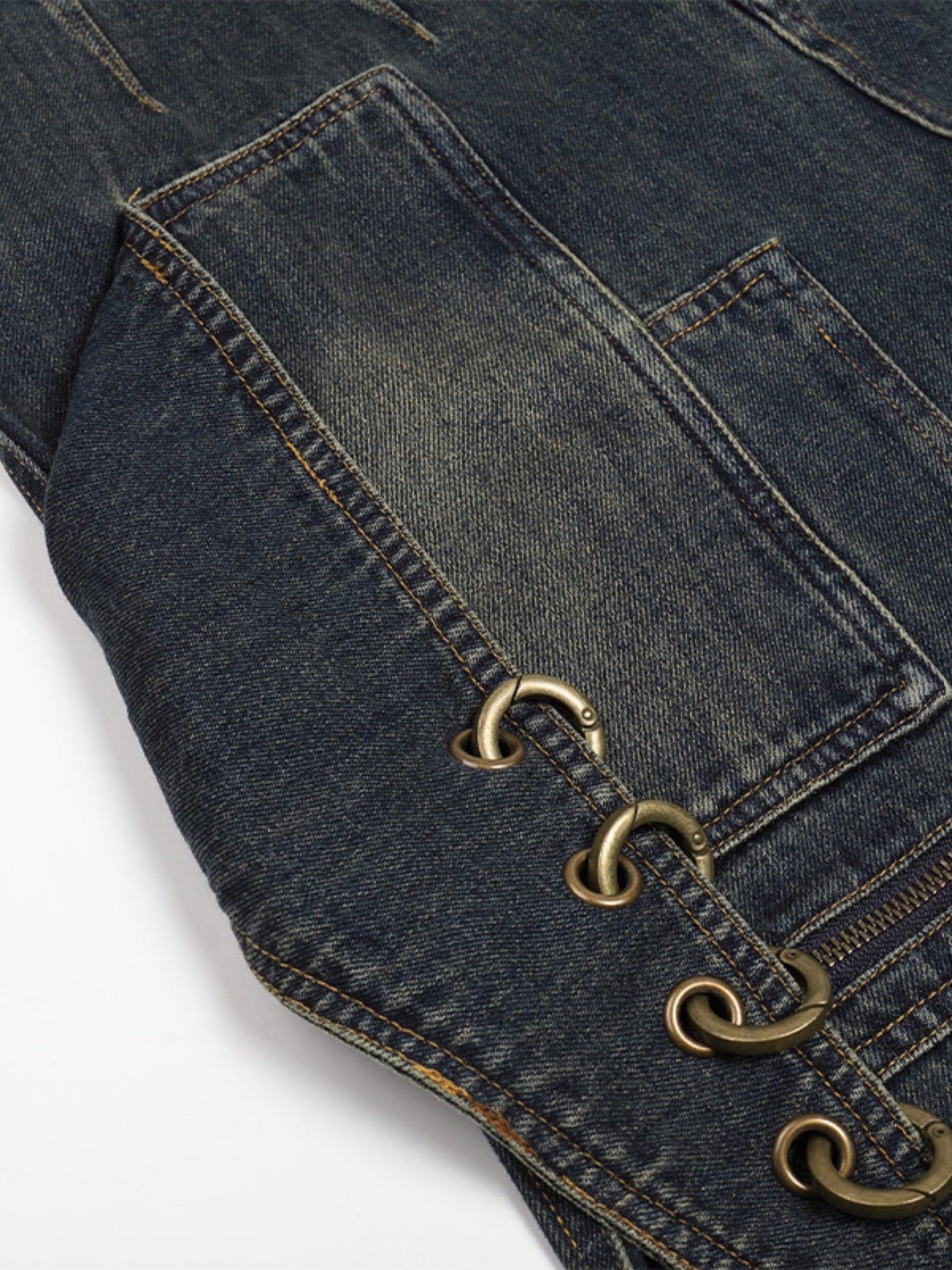 DND4DES Scimitar Rings Deconstructed Denim Cargo