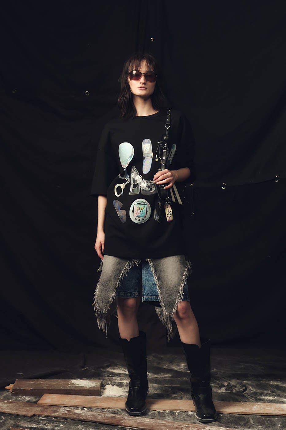 KADAKADA Retro-EDC Graphics T-Shirt