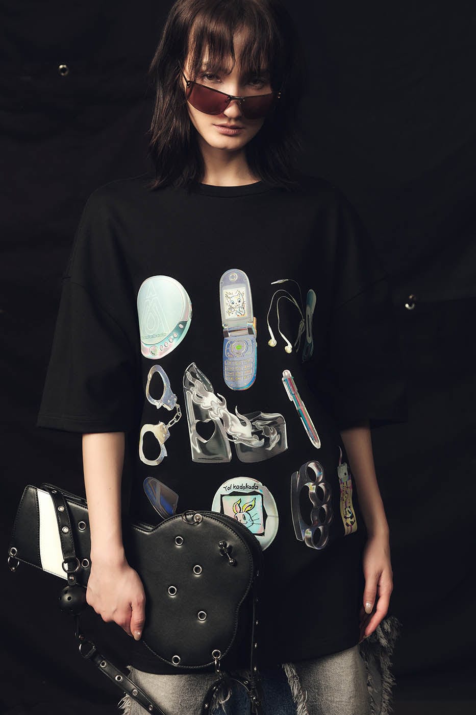 KADAKADA Retro-EDC Graphics T-Shirt