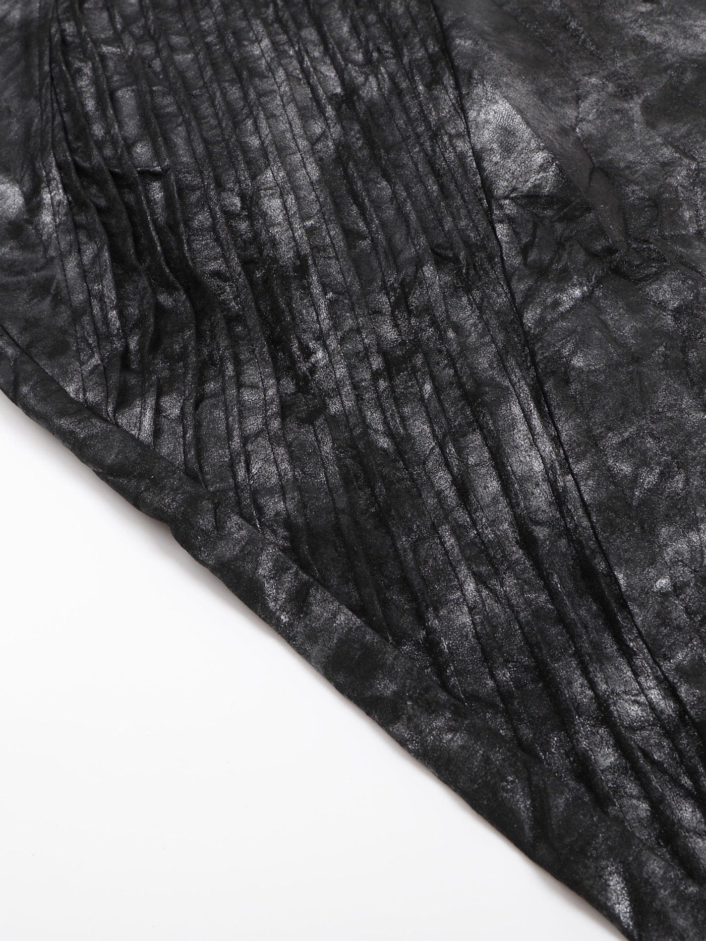 DND4DES Faux Leather Wrinkled Motorcycle Pants