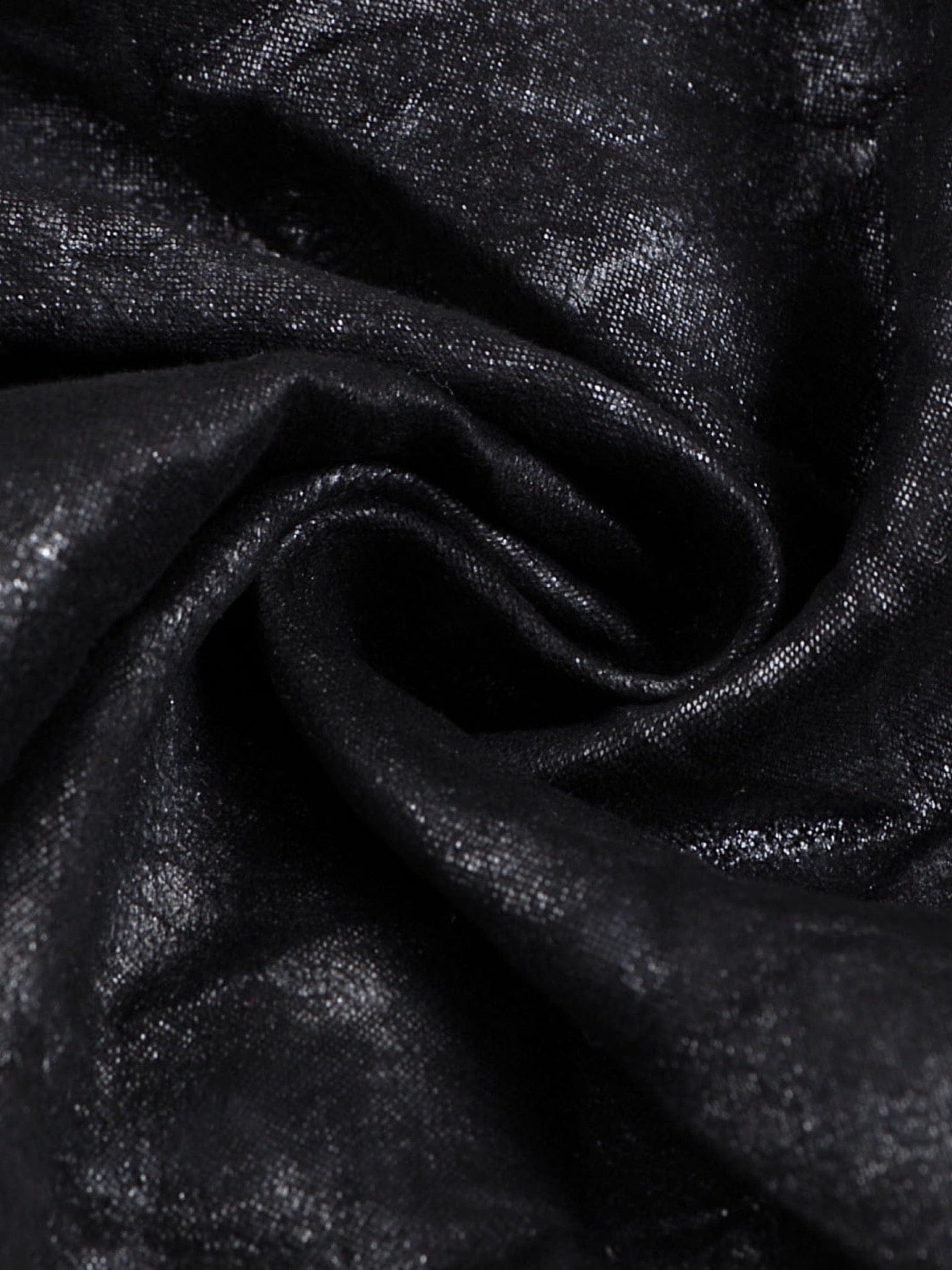 DND4DES Faux Leather Wrinkled Motorcycle Pants