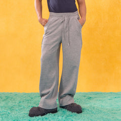 CLP Slanted Spliced Drawstring Sweatpants