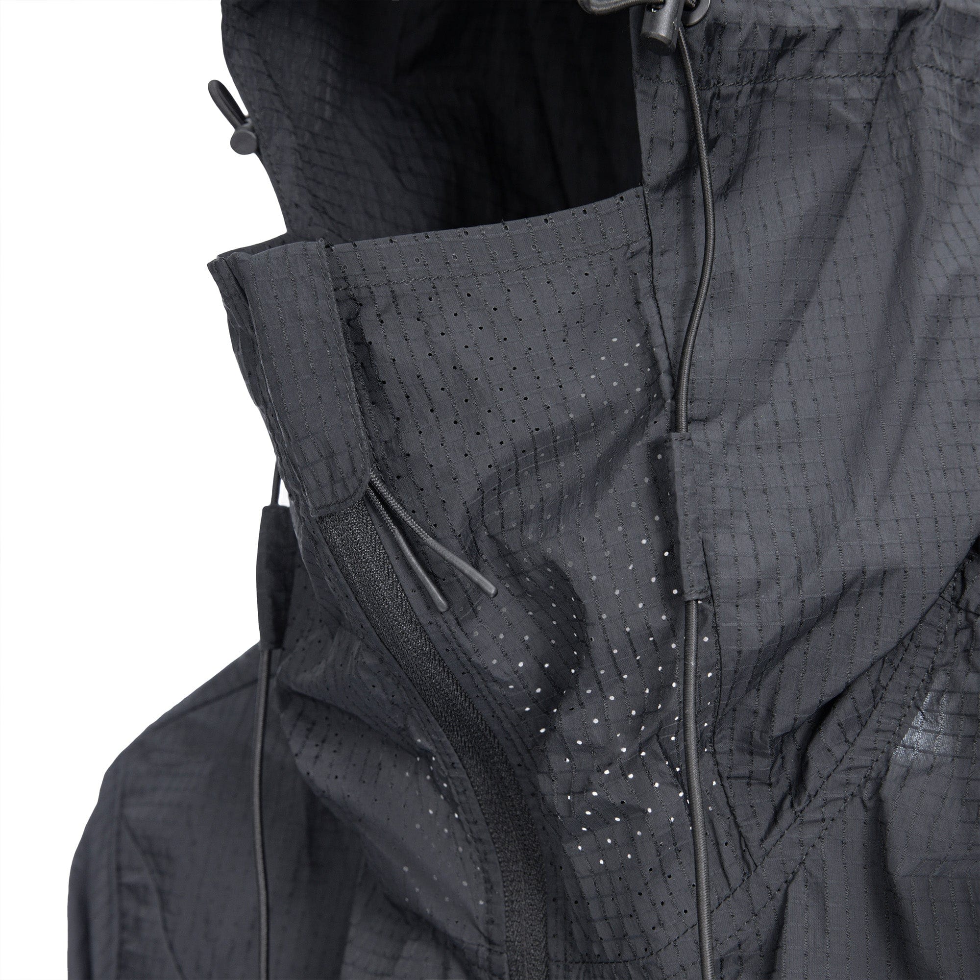 CATSSTAC Arc Panel Dual-Zip UV Protect Hooded Jacket