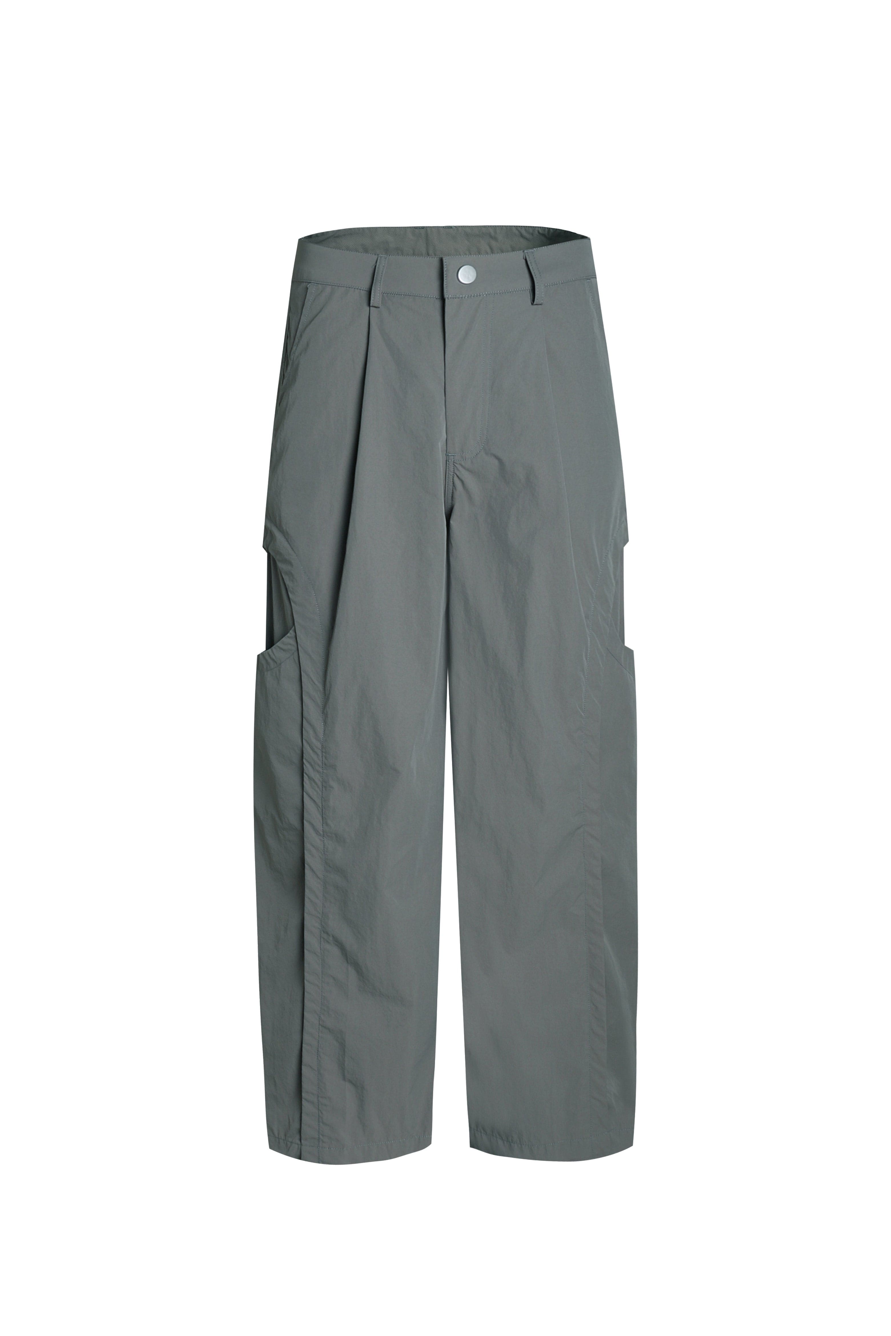 ONADAILYBASIS Curved-Pocket Paneled Utility Pants