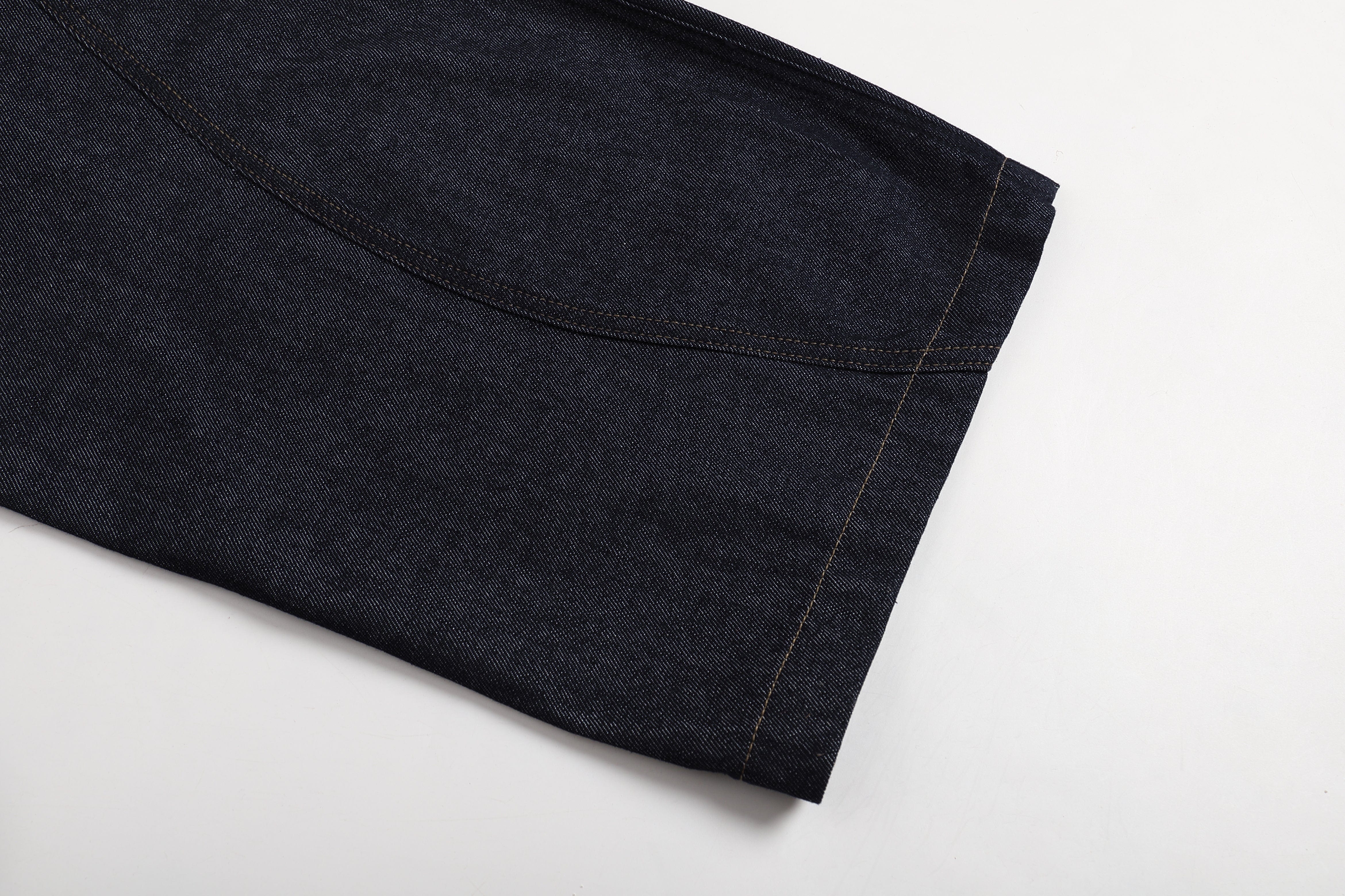 ONADAILYBASIS Essential Curved Paneled Raw Jeans