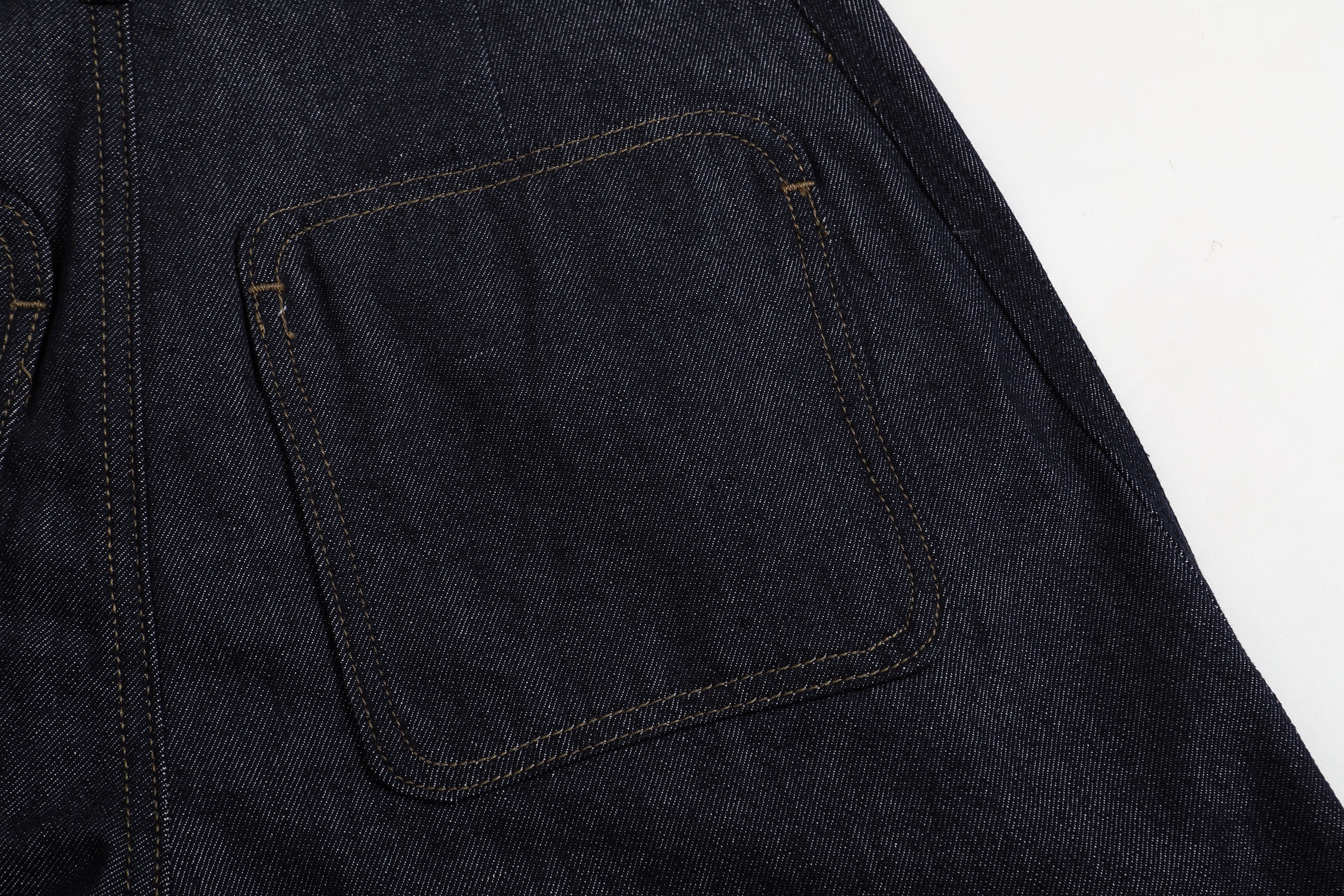 ONADAILYBASIS Essential Curved Paneled Raw Jeans