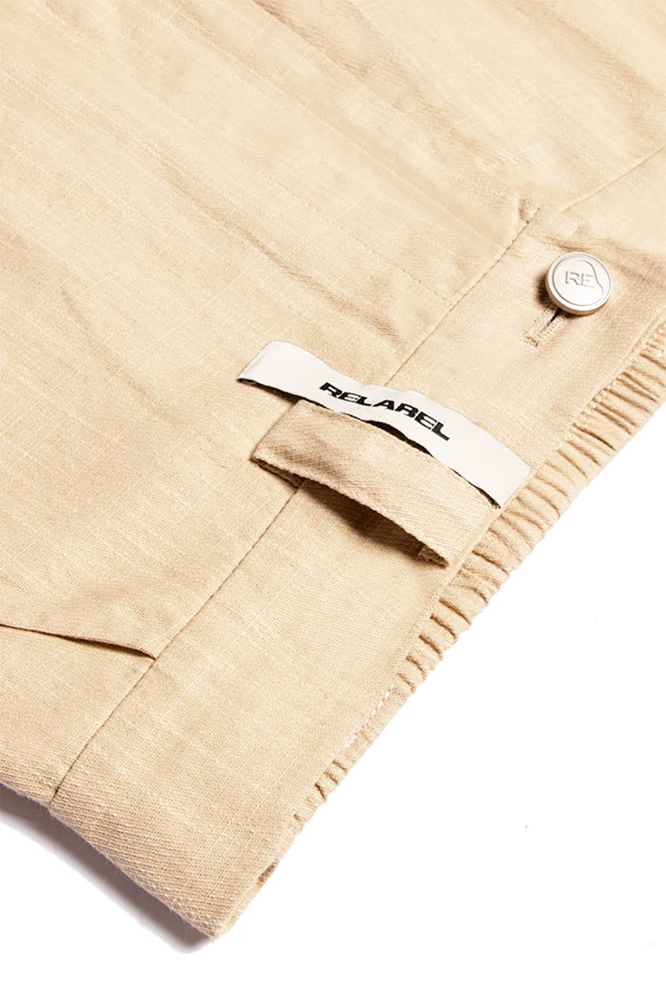 RELABEL Split Multi-Zipper Washed Pants