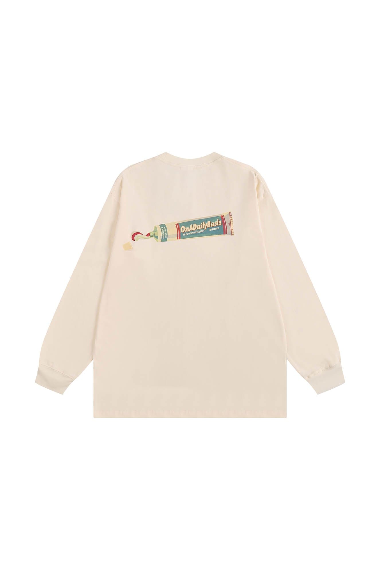 ONADAILYBASIS Toothbrush & Toothpaste Graphic Long-Sleeve Tee