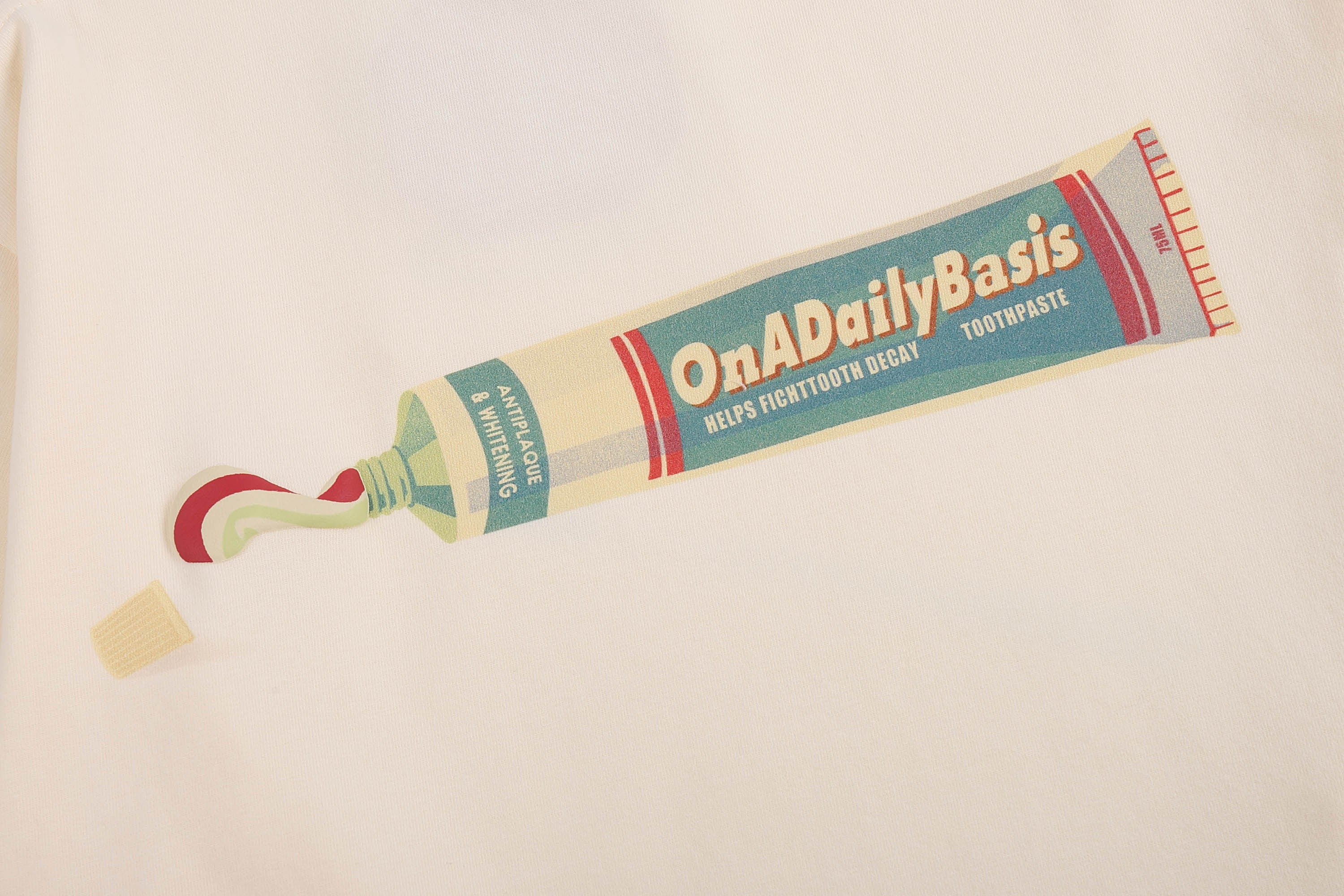 ONADAILYBASIS Toothbrush & Toothpaste Graphic Long-Sleeve Tee