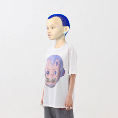 EMBRYO The Face Graphic T-Shirt White