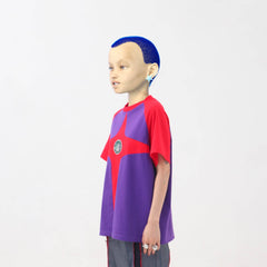 EMBRYO Four-Point Star Spliced T-Shirt