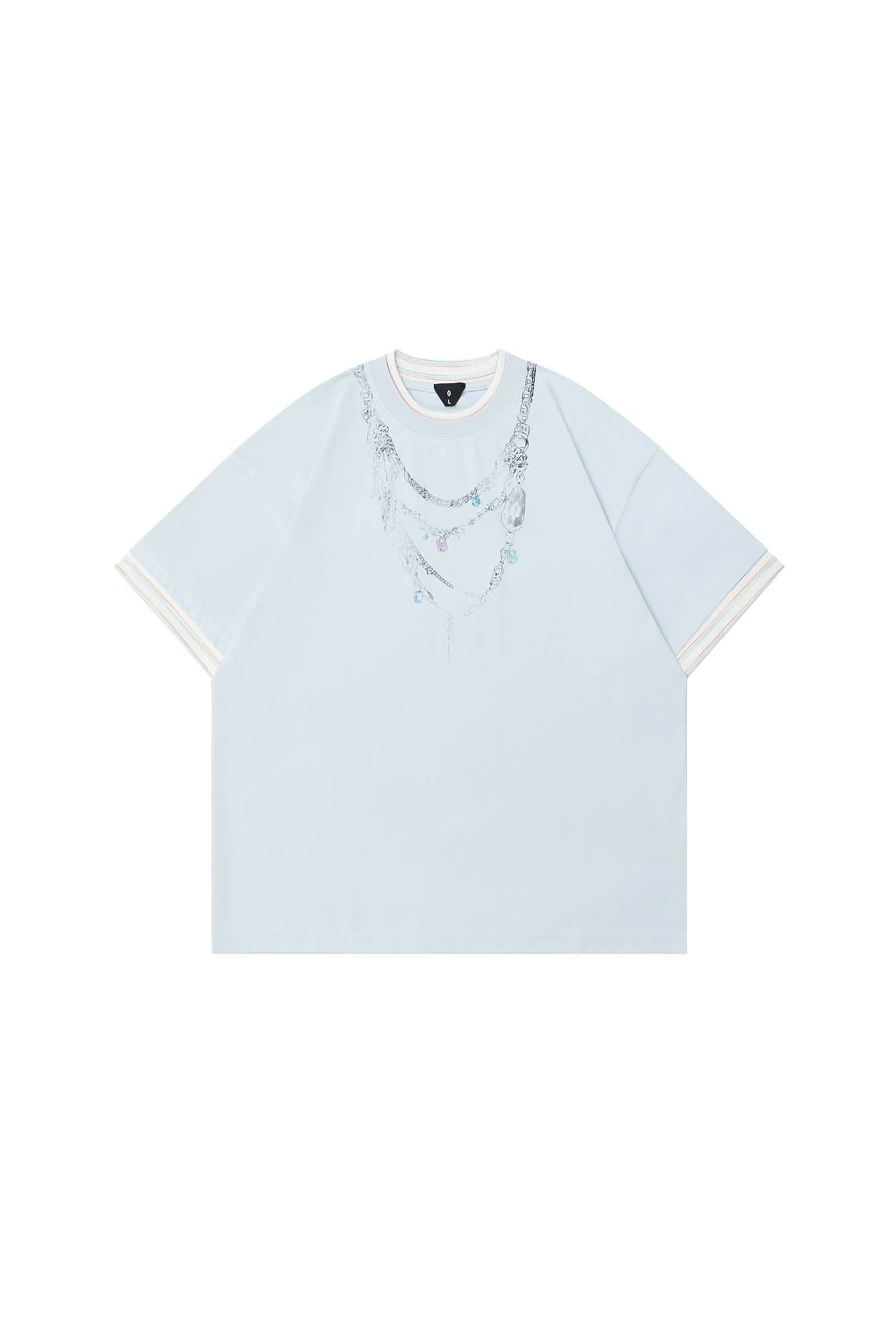 OVDY Chain Graphic Layered Sorona T-Shirt