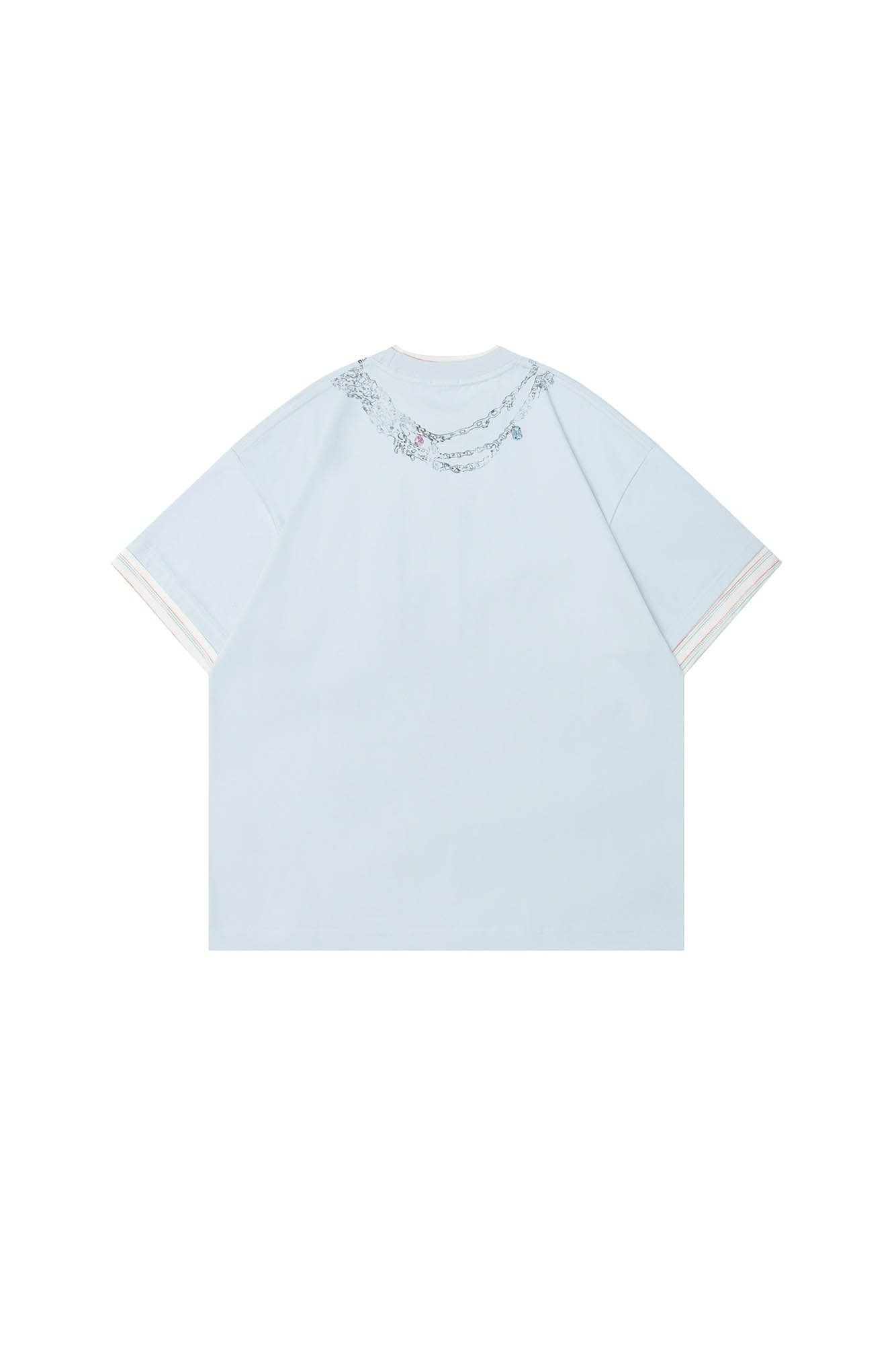 OVDY Chain Graphic Layered Sorona T-Shirt