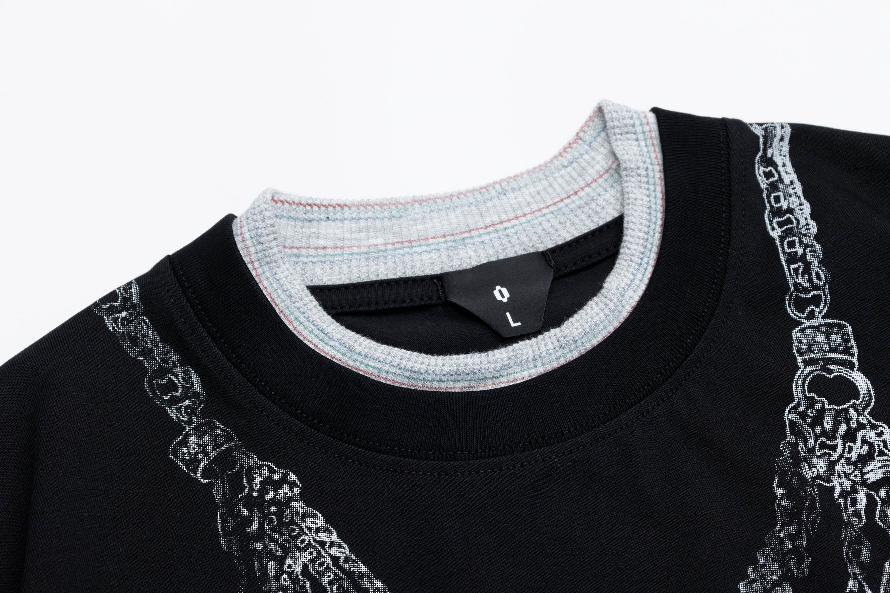 OVDY Chain Graphic Layered Sorona T-Shirt