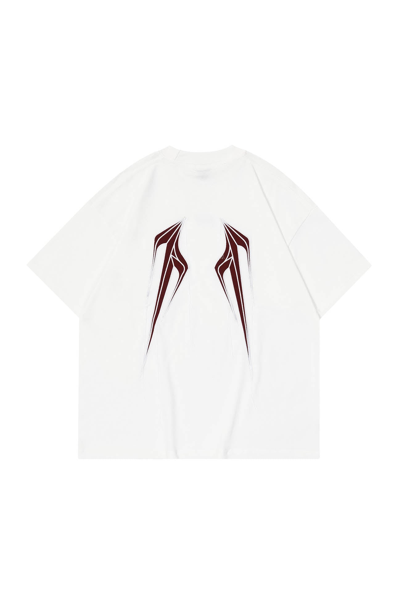OVDY Wing Embroidered Patch Oversized T-Shirt