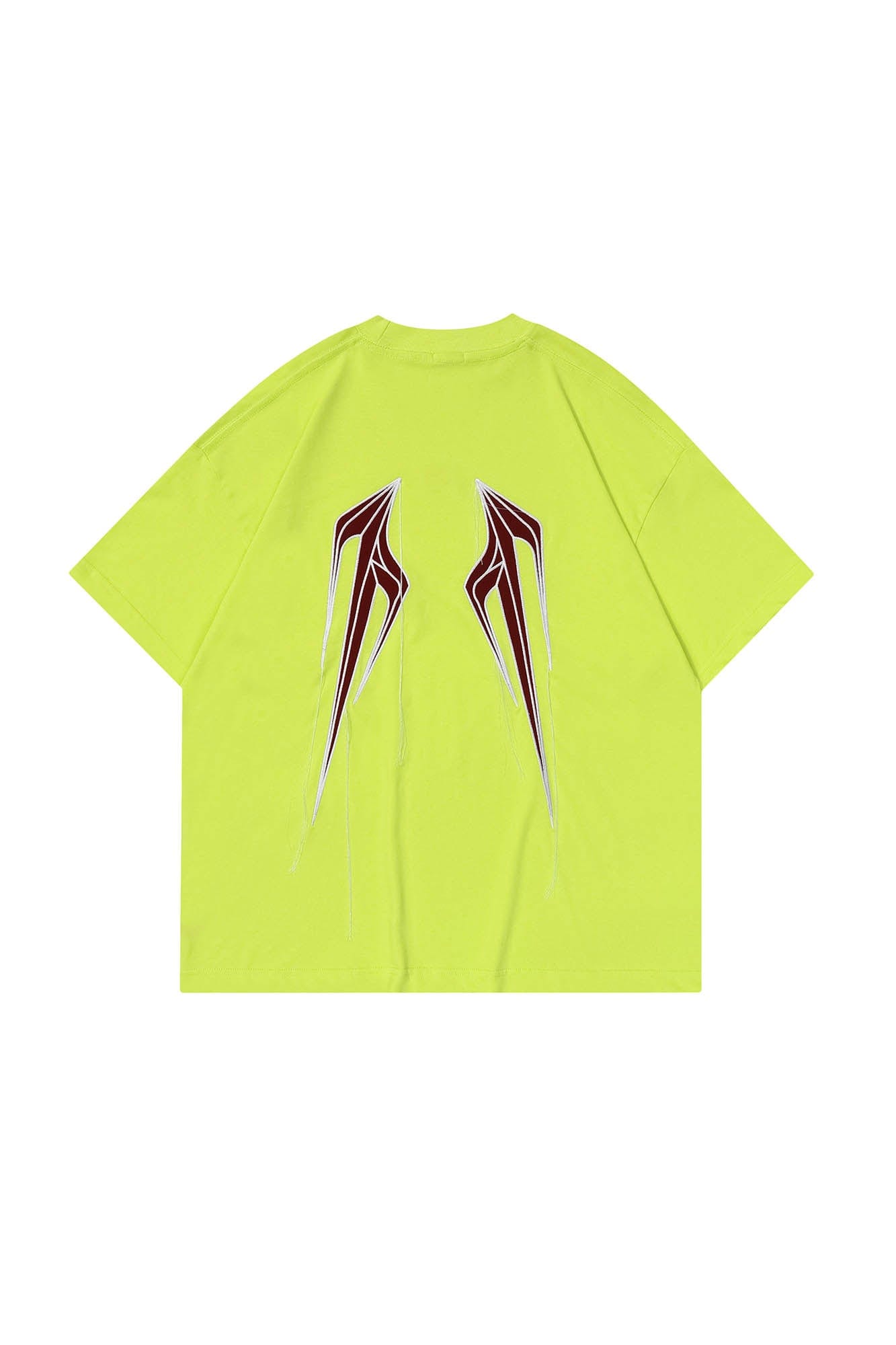 OVDY Wing Embroidered Patch Oversized T-Shirt