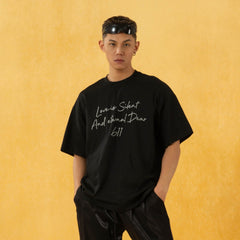 CLP Essential Slogan Glitter T-Shirt